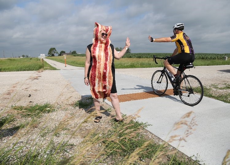 Only-In-Iowa Events: The BACooN Ride on the Raccoon River Valley Trail, Waukee Iowa