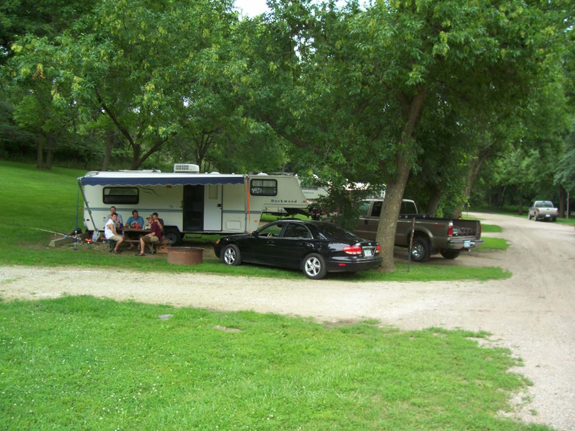 Camping at Lenon Mill Park
