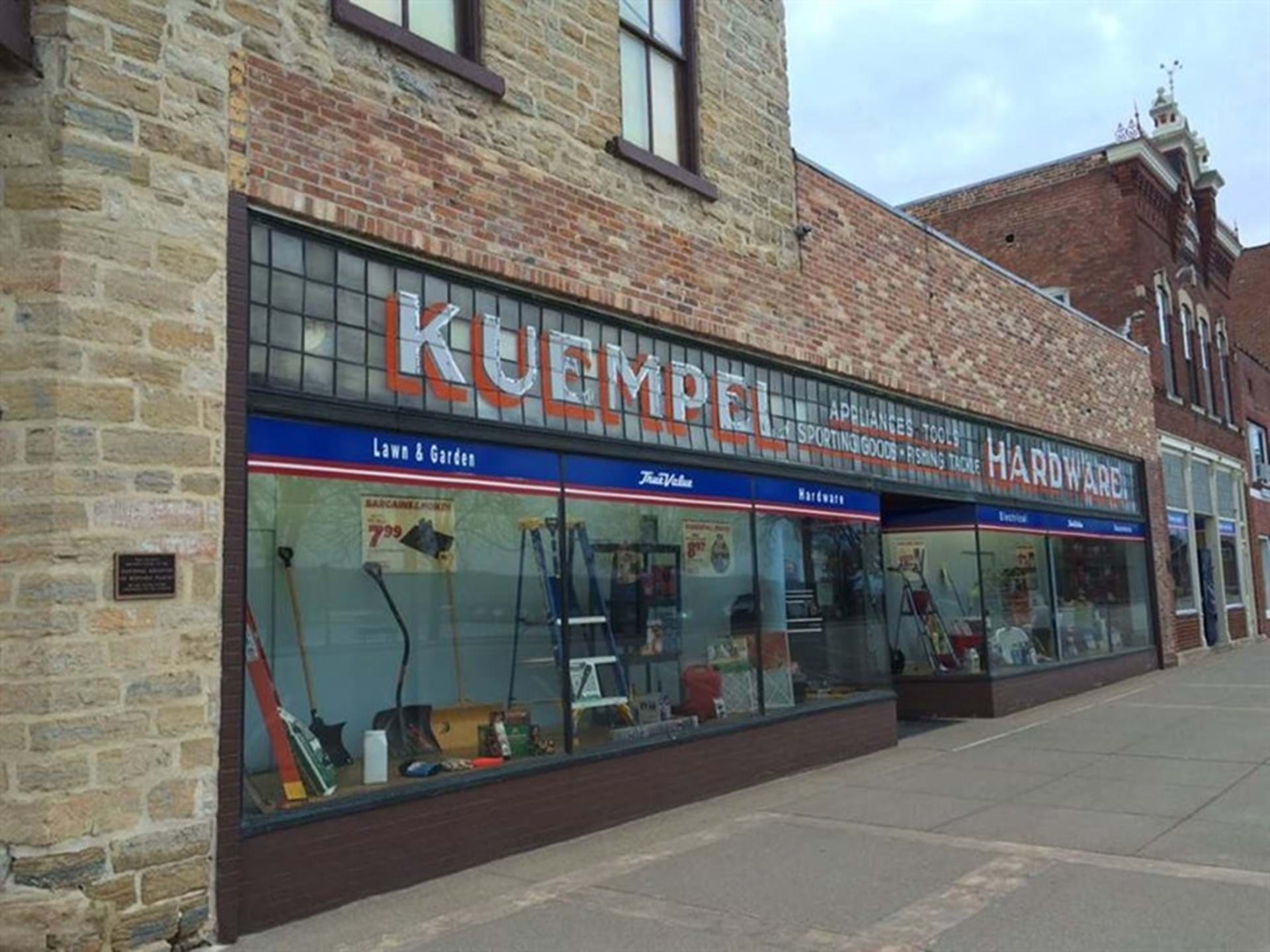 Kuempel Hardware is known for its dynamic window displays, especially during the holidays