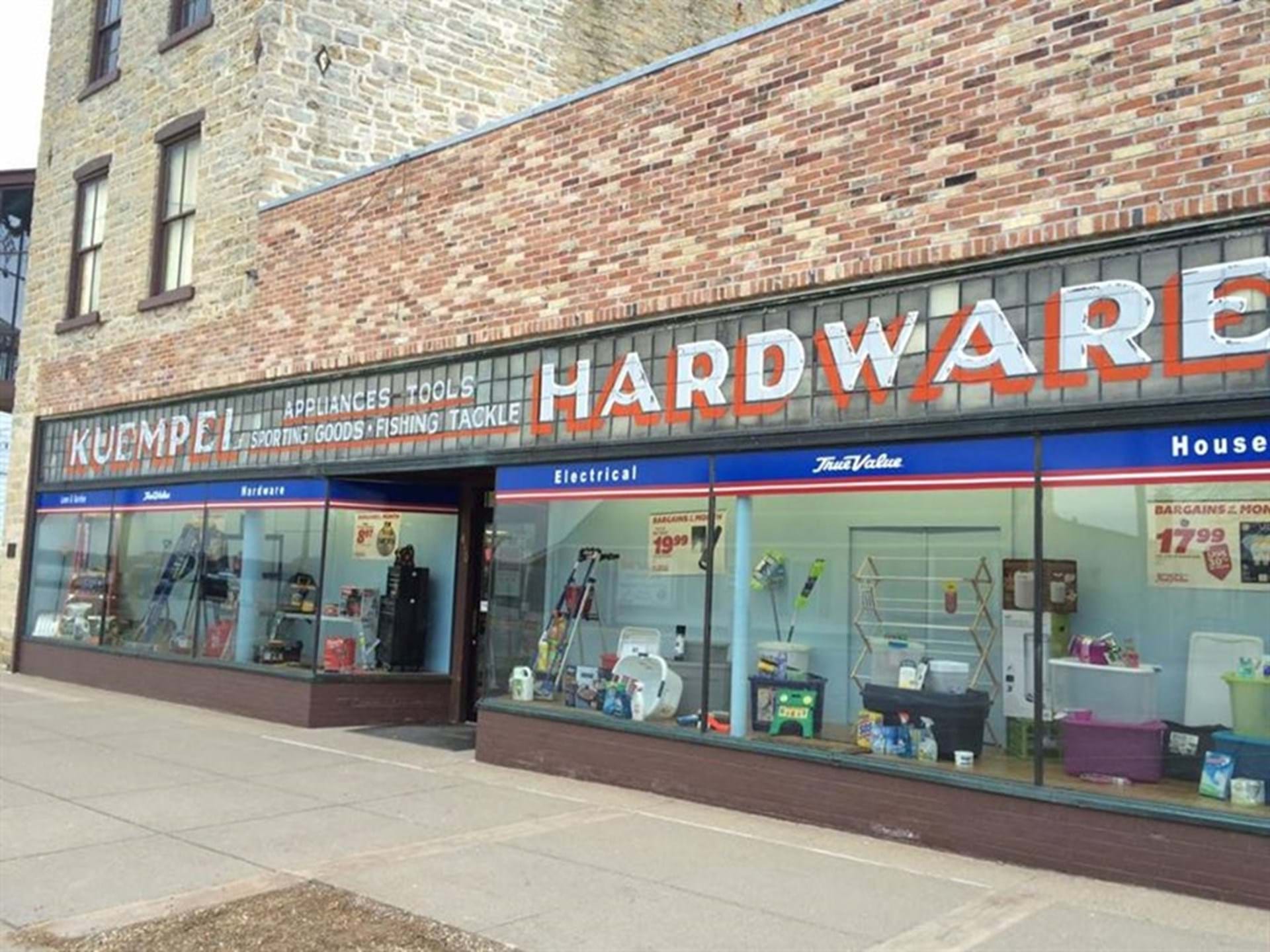 The building has existed as a hardware store since it was built in 1856