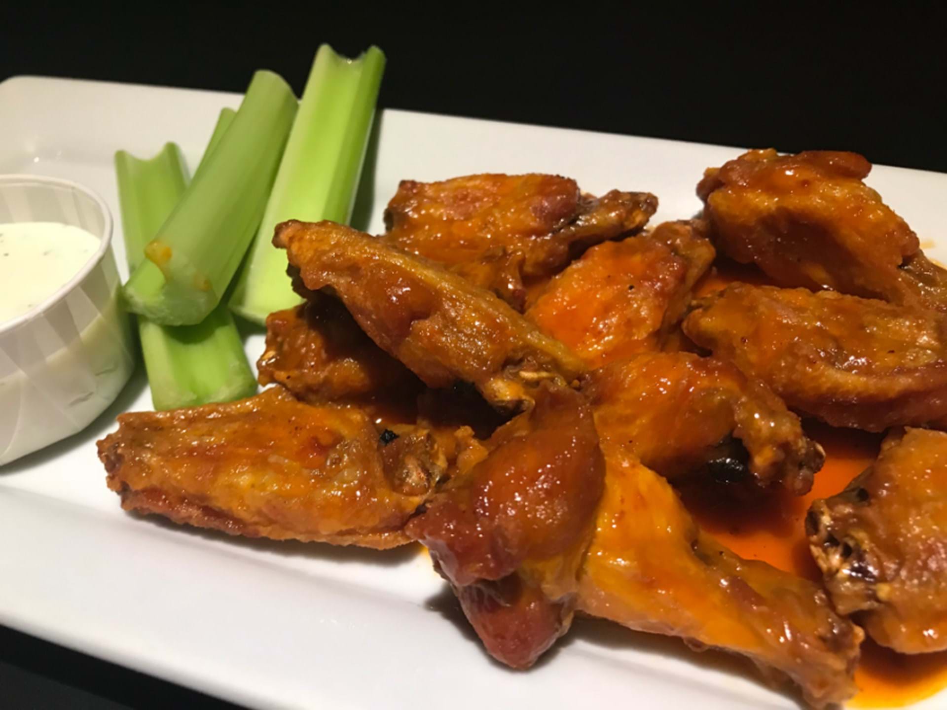 The best wings in town!  Local and organic!