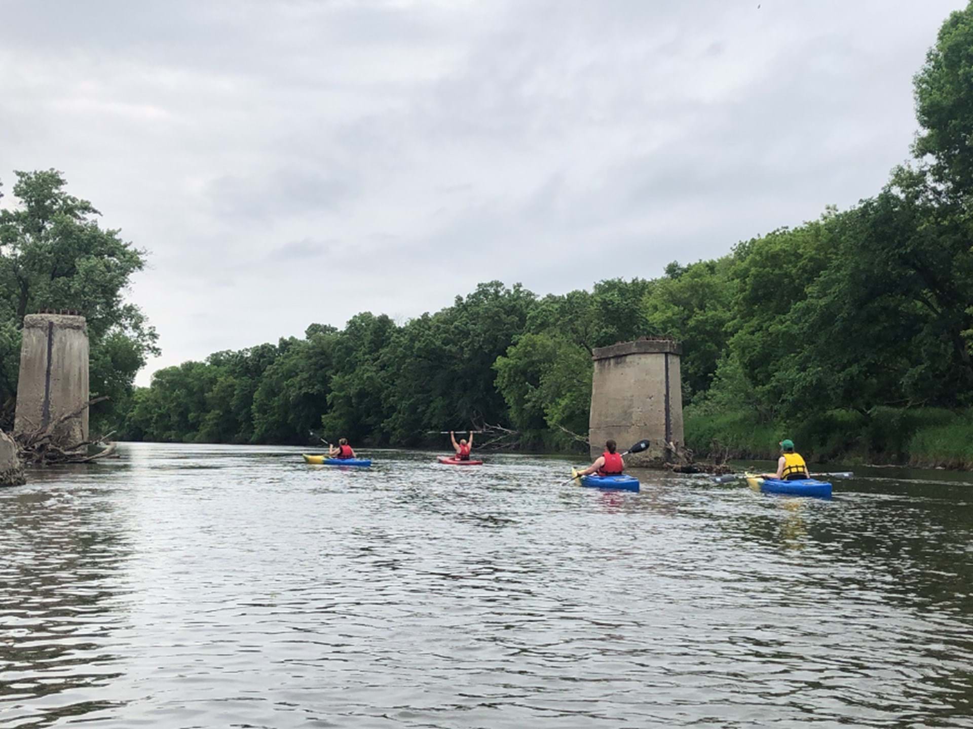 Kayaking from State line to Otranto Park