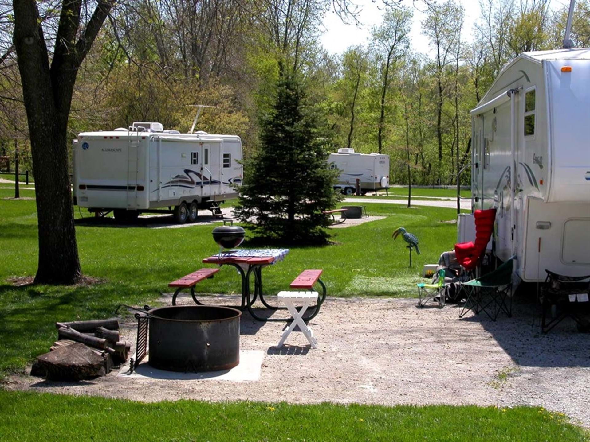 Morgan Creek Park family campgrounds
