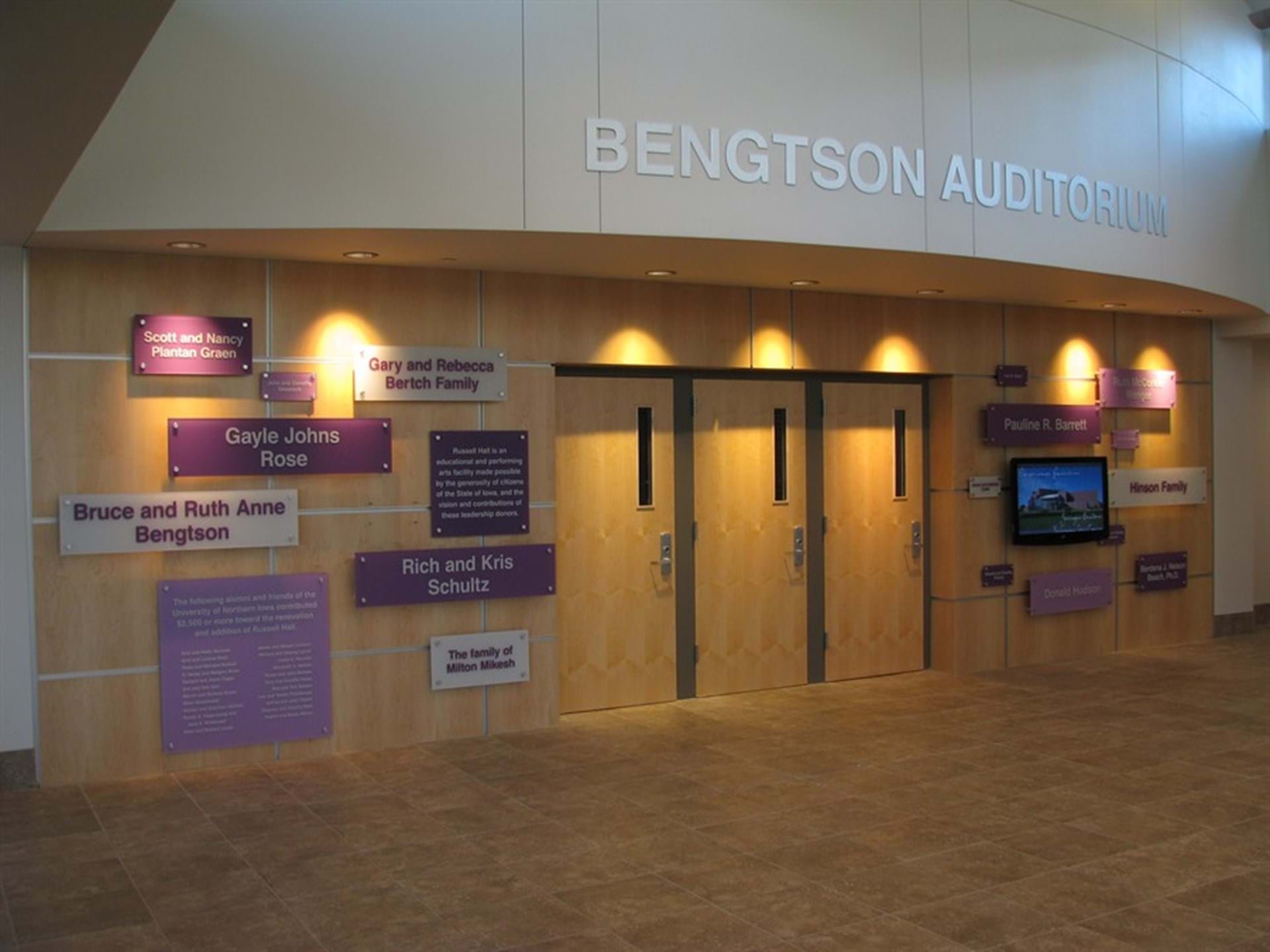 Bengtson Auditorium - Russell Hall