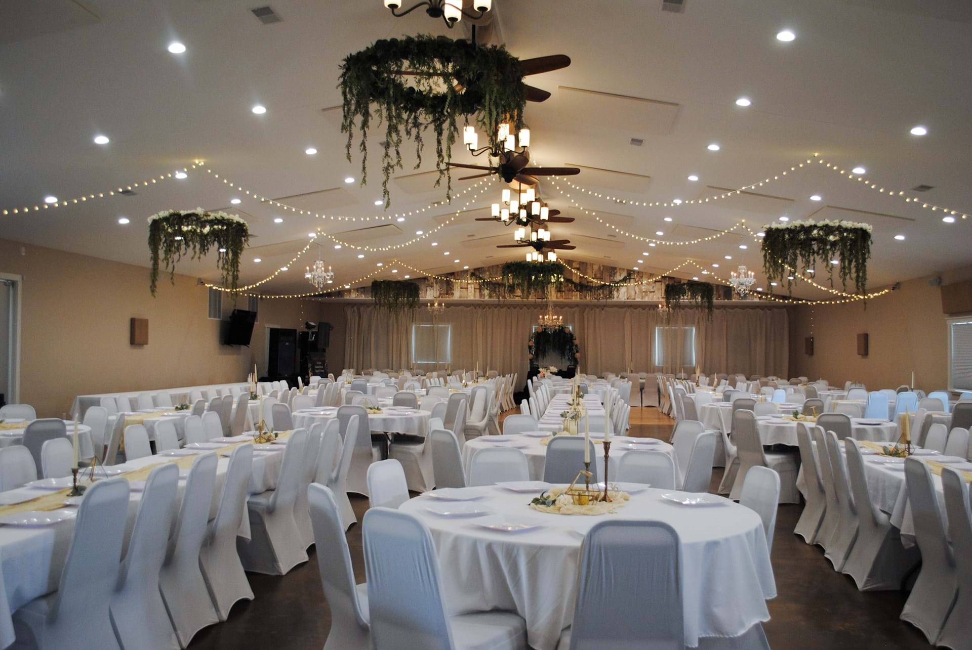 The event center is a gorgeous wedding venue. Also perfect for any occasion.