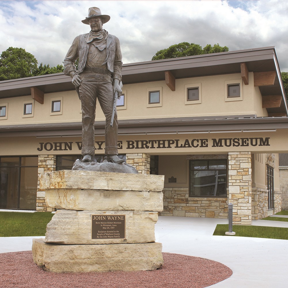 Famous Iowan: John Wayne Birthplace Museum, Winterset Iowa