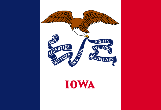 State Flag of Iowa