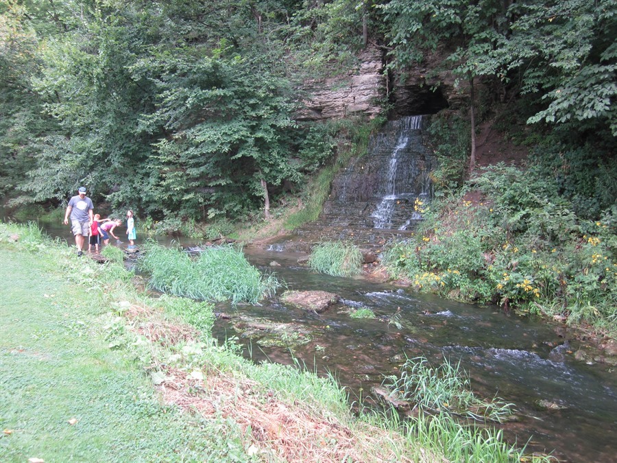 Iowa Waterfalls: Beulah Springs Falls, McGregor