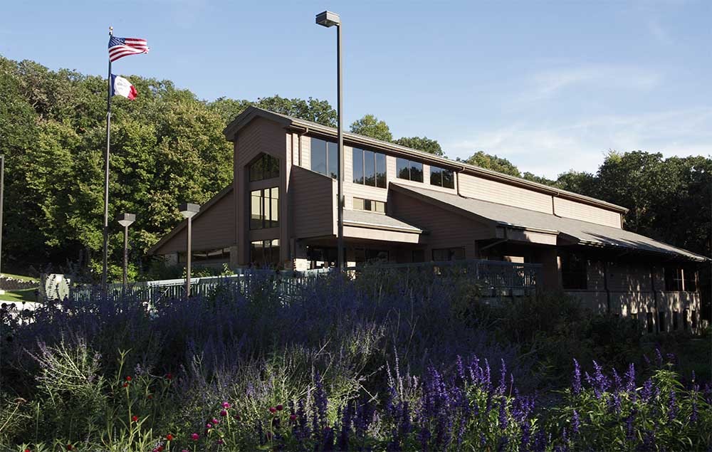 Dorothy Pecaut Nature Center - Best Fall Color Views in the Loess Hills, Iowa