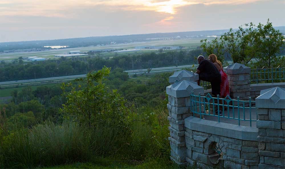 Lewis & Clark Scenic Overlook - Best Fall Color Views in the Loess Hills, Iowa