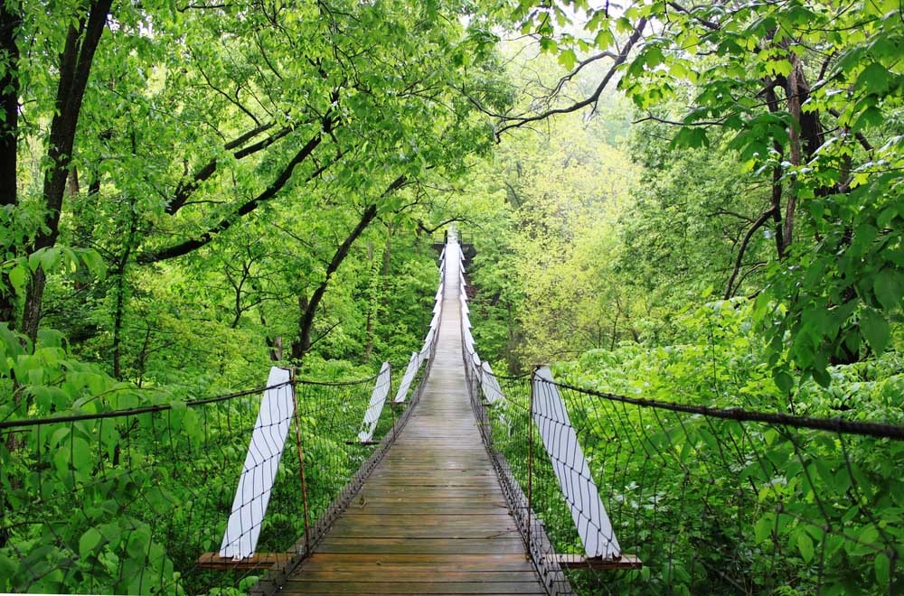 Iowa's Unique Attractions: Swinging Bridge, Columbus Junction