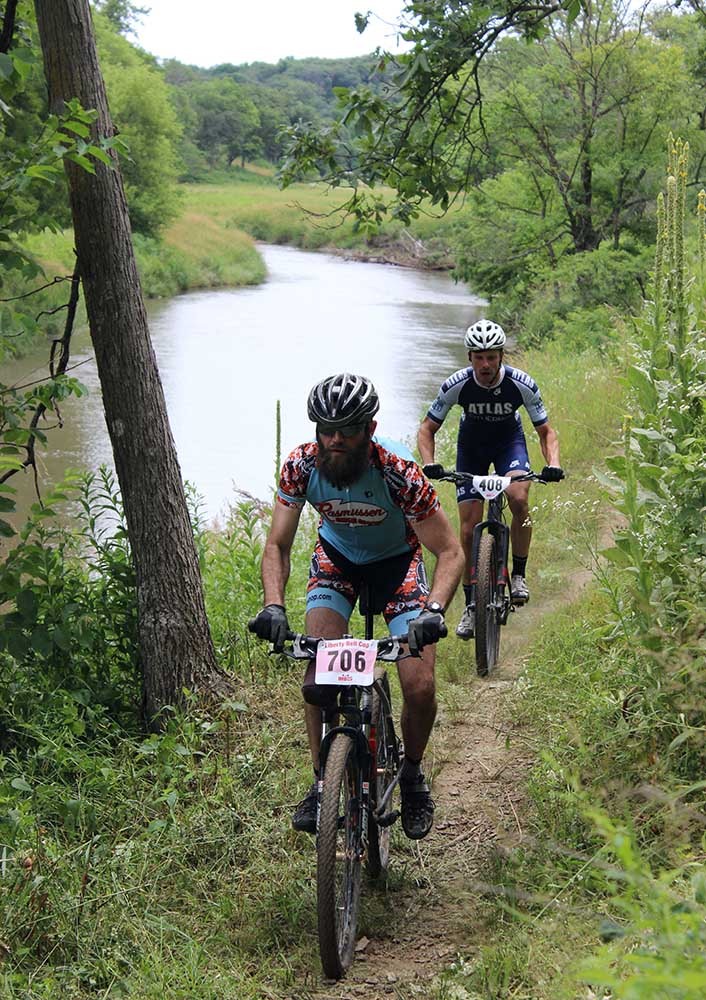 Mountain Bike Trails at Whiterock Conservancy, Coon Rapids Iowa