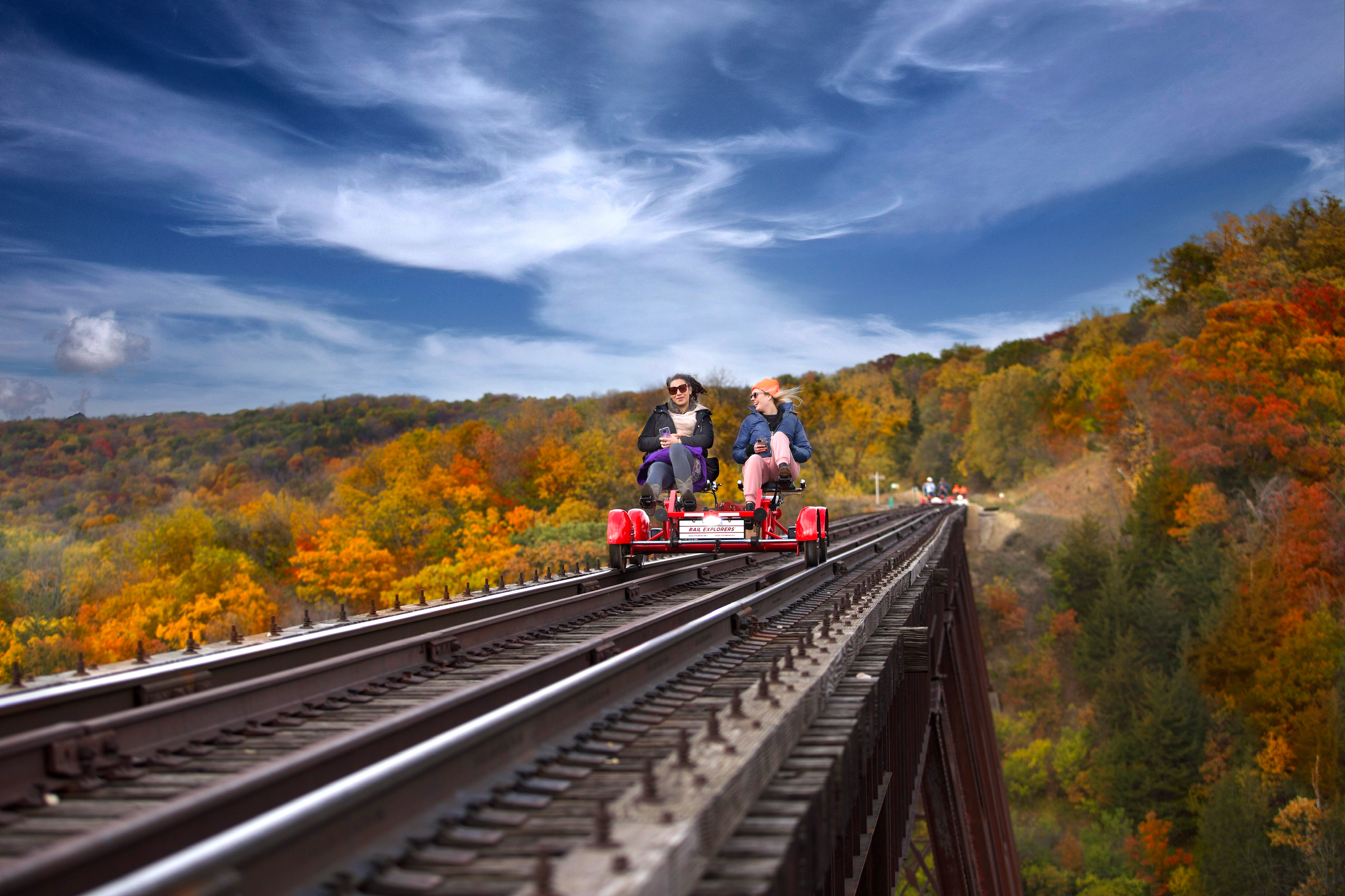 Fall color along the Boone and scenic valley railroad