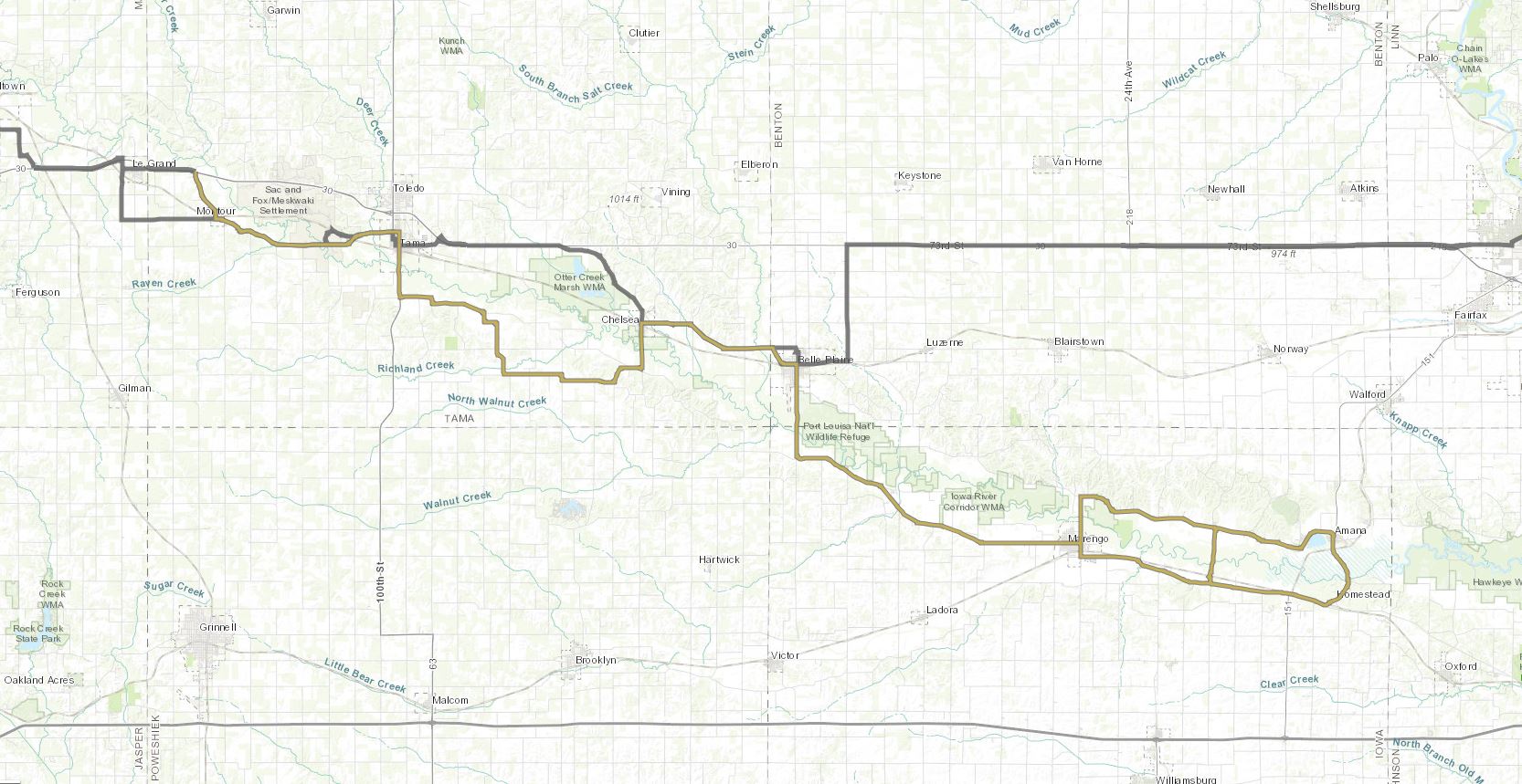 Iowa Scenic Byways Map Iowa Valley Scenic Byway: Iowa Tourism Map, Travel Guide, Things To Do:  Travel Iowa
