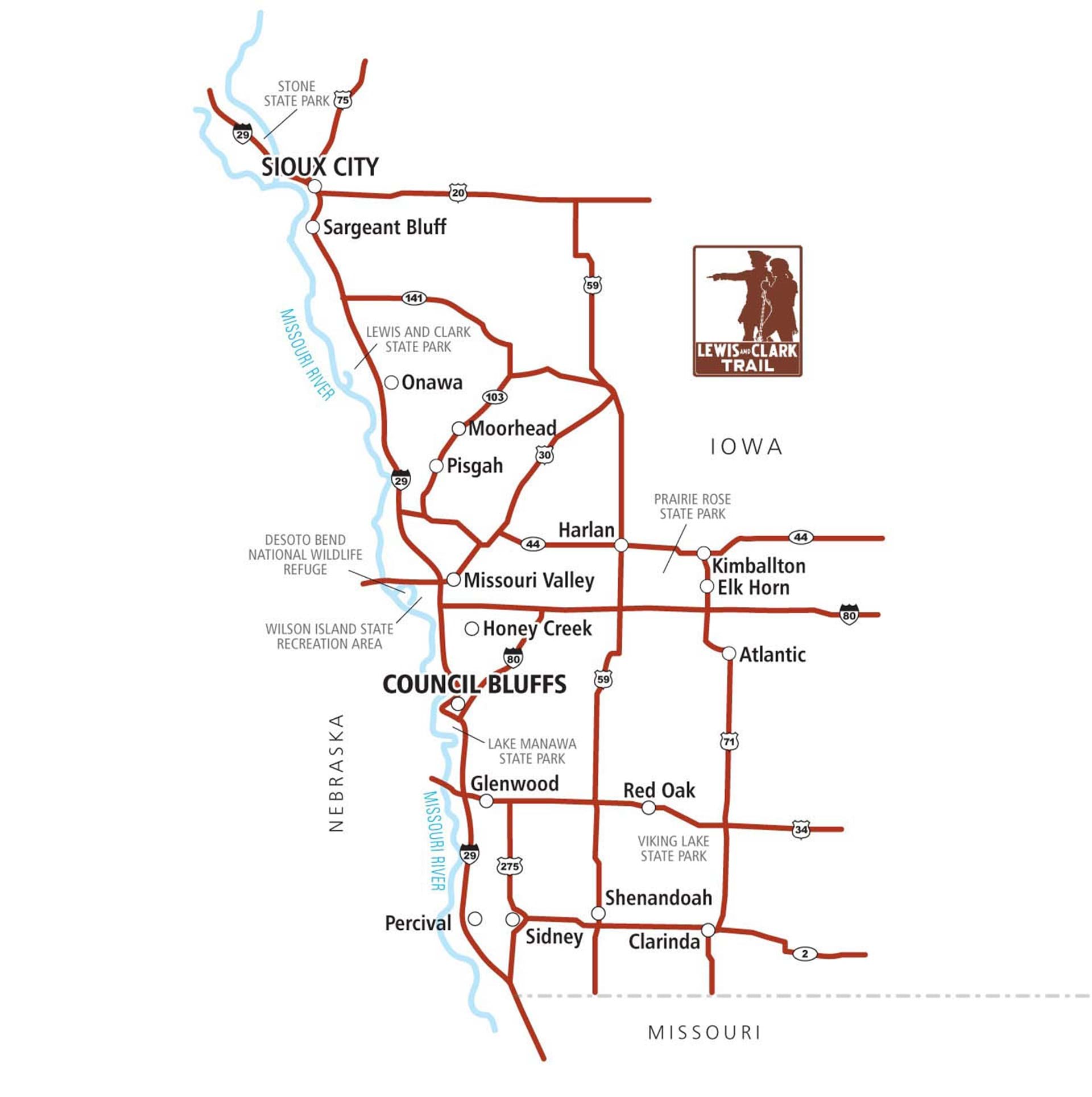 Lewis & Clark National Historic Trail Byway Travel Iowa