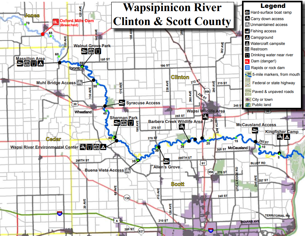 Lower Mississippi River Mileage Chart