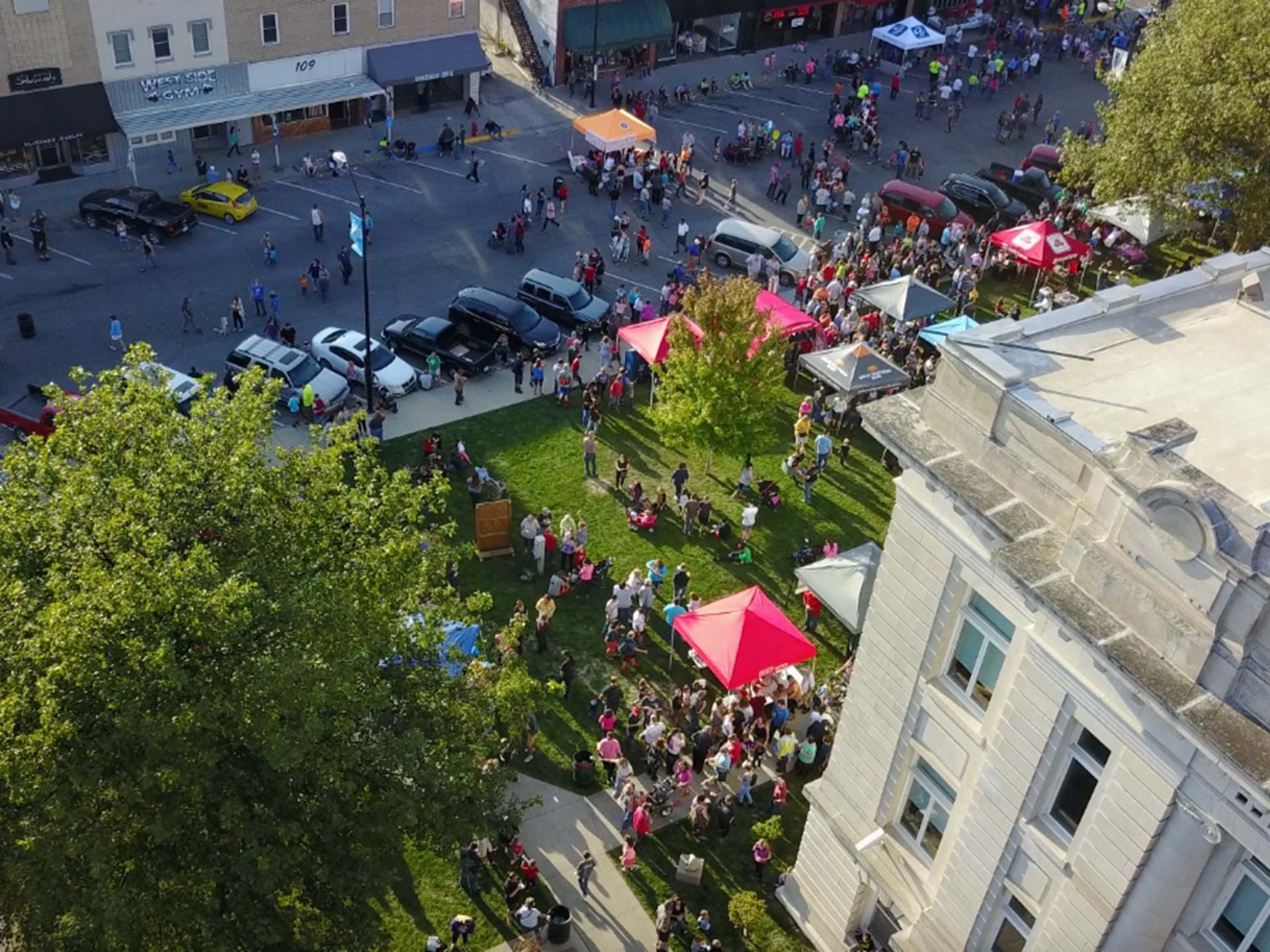 Activities in Downtown Newton