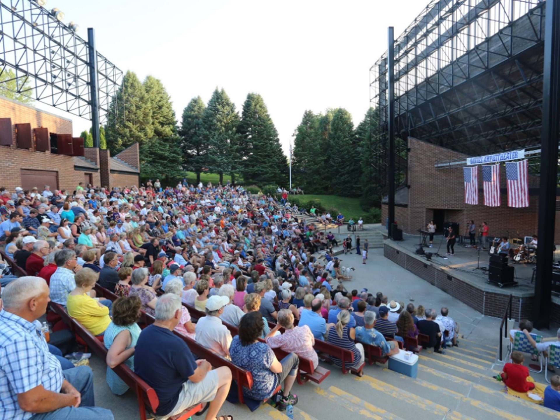 Catch a concert at the Davies Amphitheater