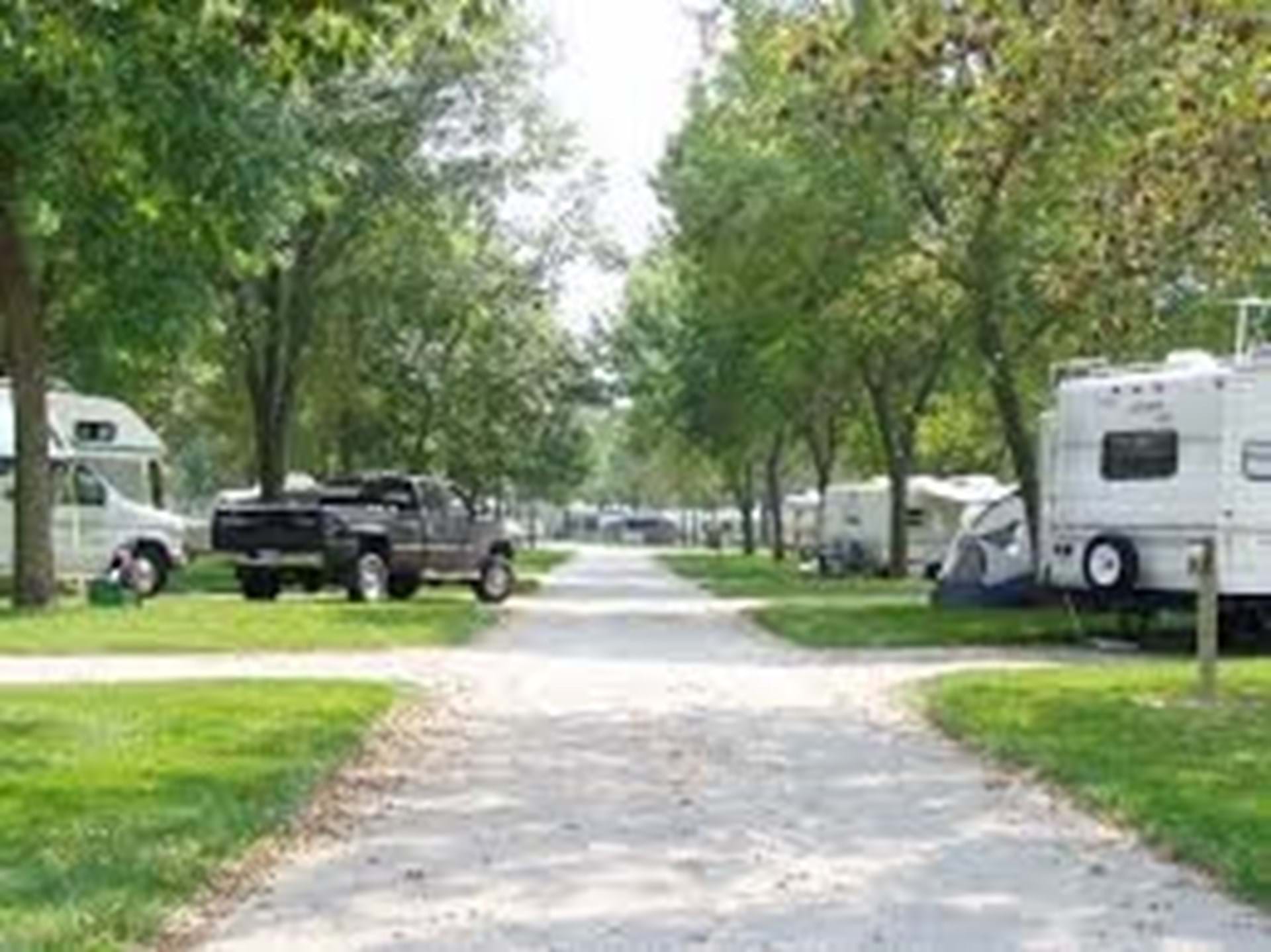 RV area at Scott County Park