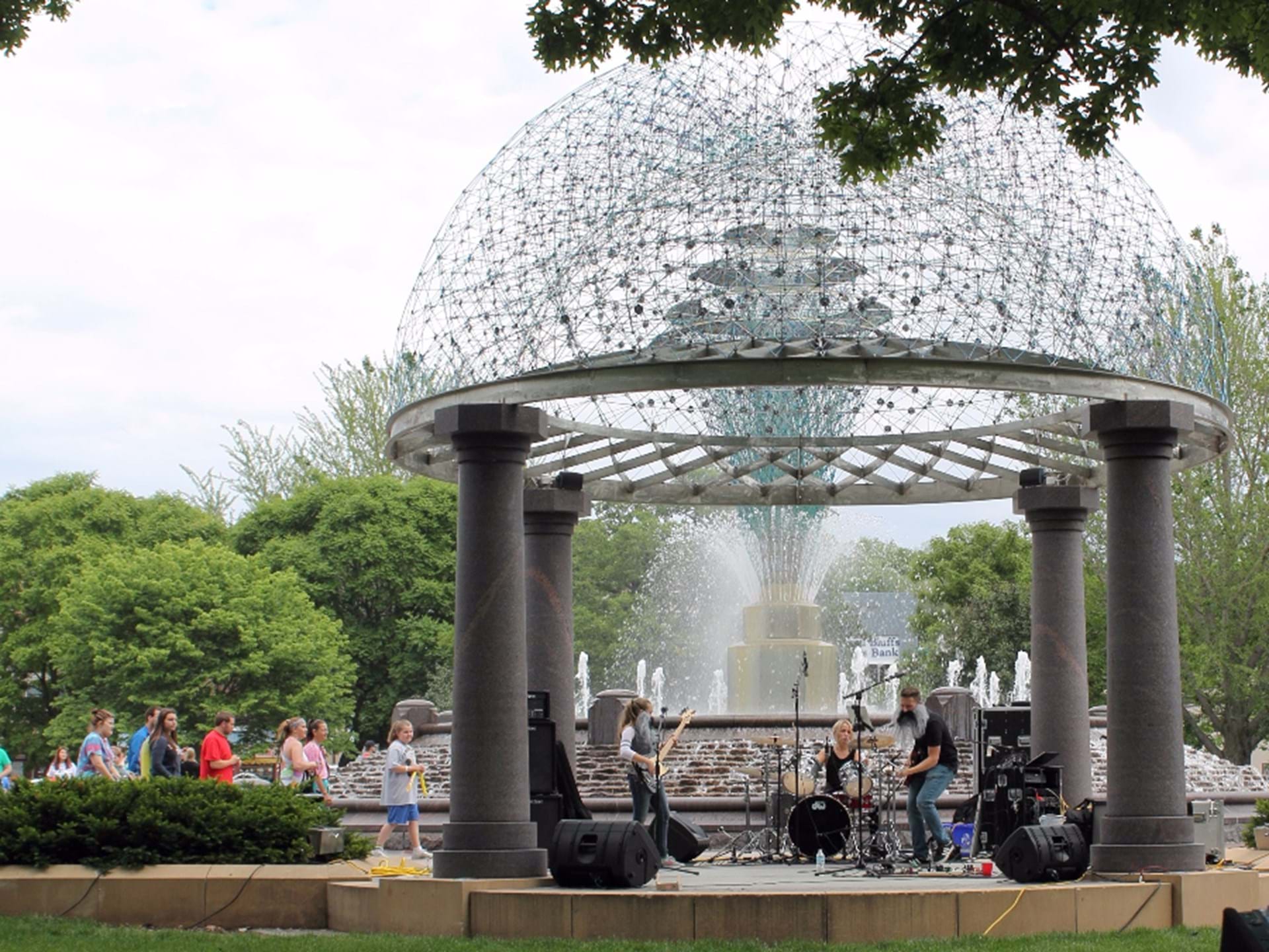 Bayliss Park in Historic Downtown Council Bluffs