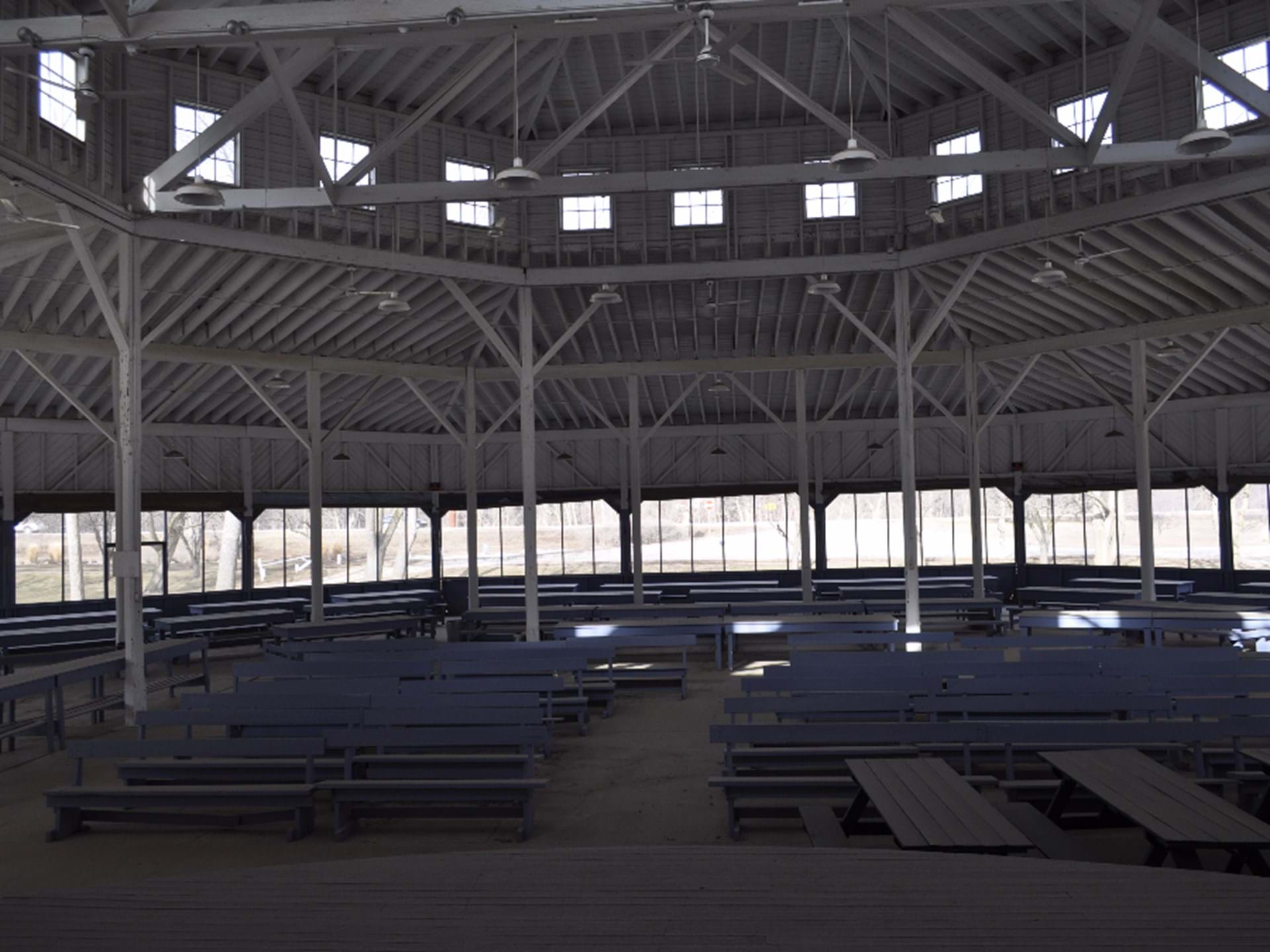 Inside the Historic Chautauqua Building located on Park Avenue