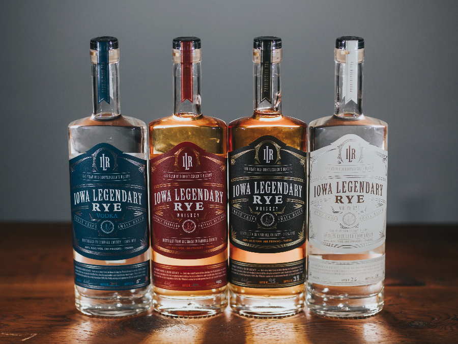 Iowa Legendary Rye Marketing Material on Behance