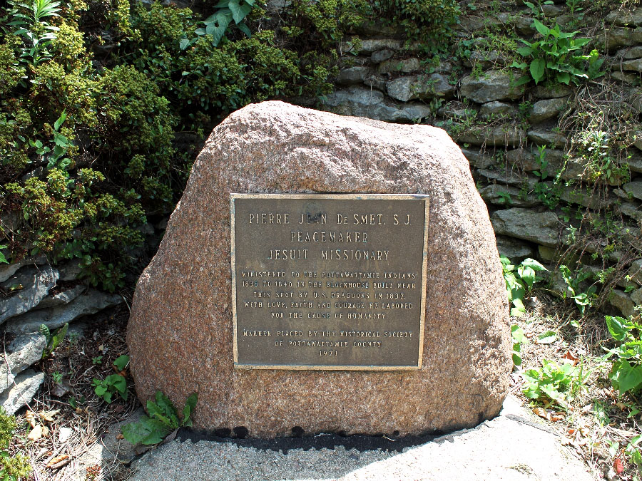 Blockhouse Site Marker Council Bluffs Iowa Travel Iowa