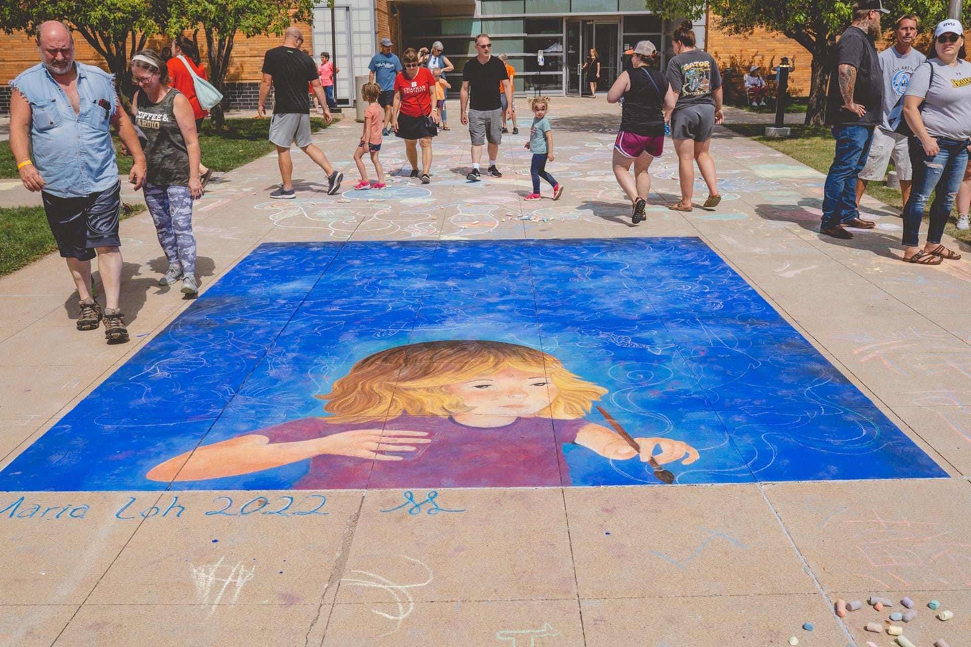 Interactive Chalk Art