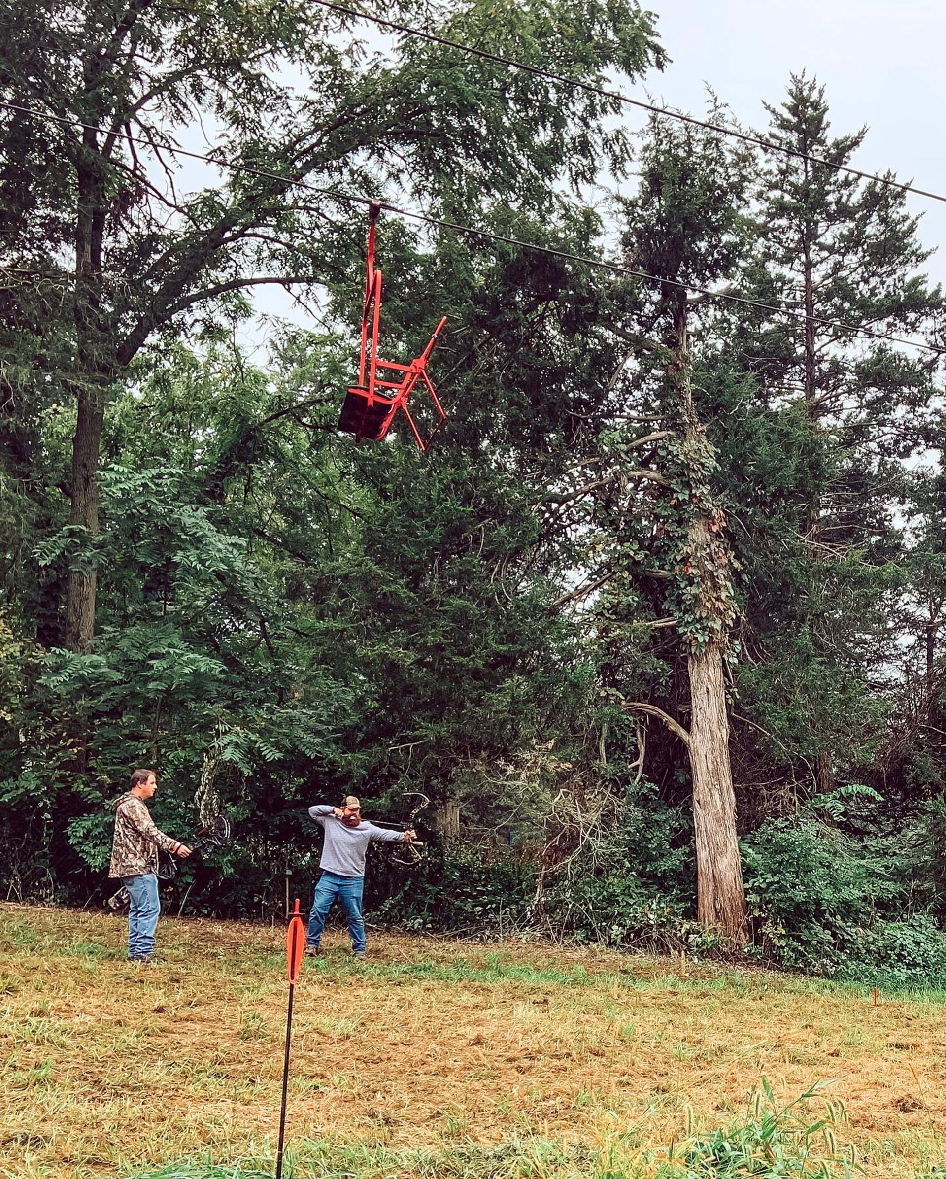 On-the-mountain 3d bow shoot