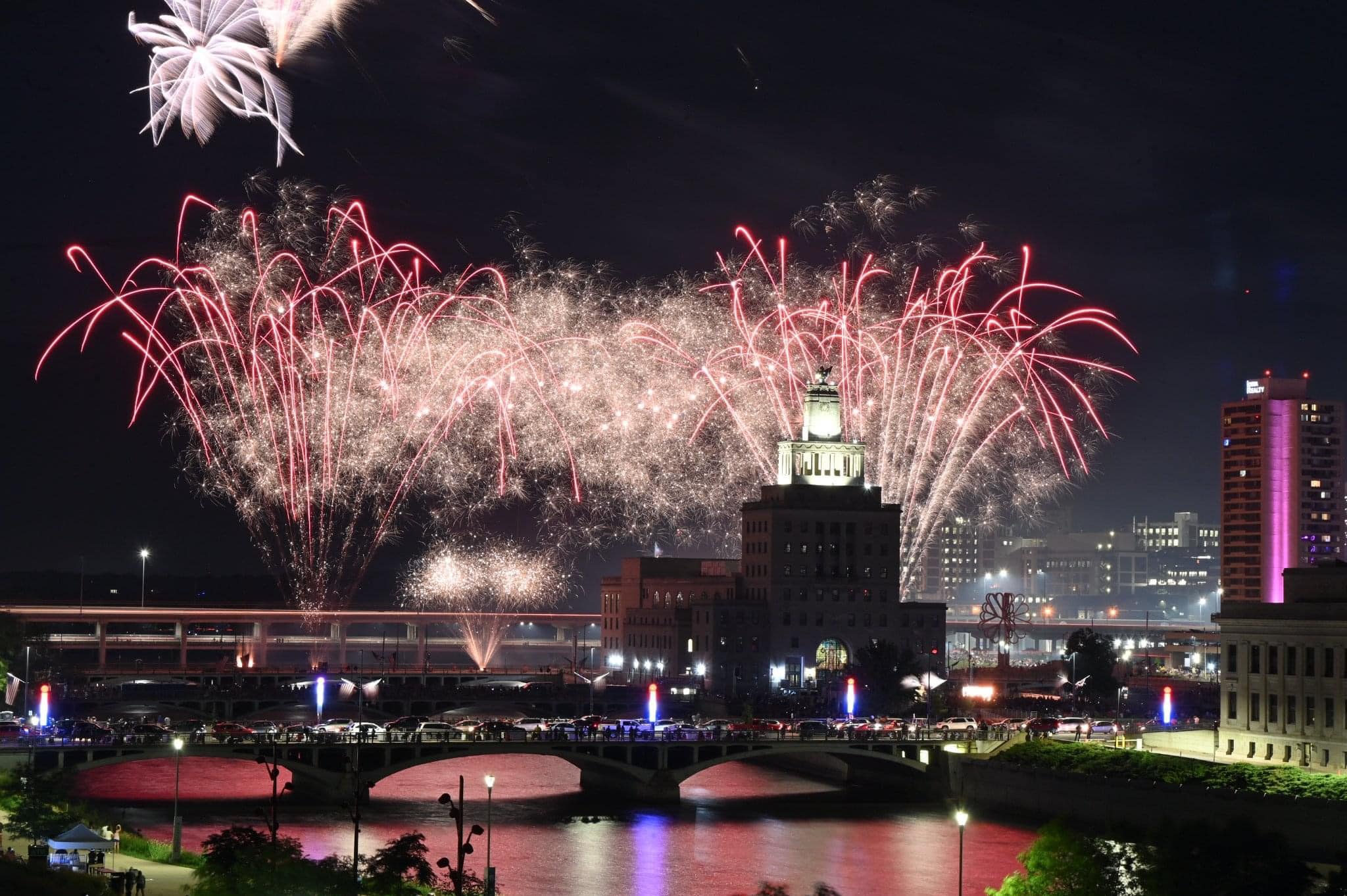 Celebration of Freedom Fireworks Cedar Rapids, Iowa Travel Iowa