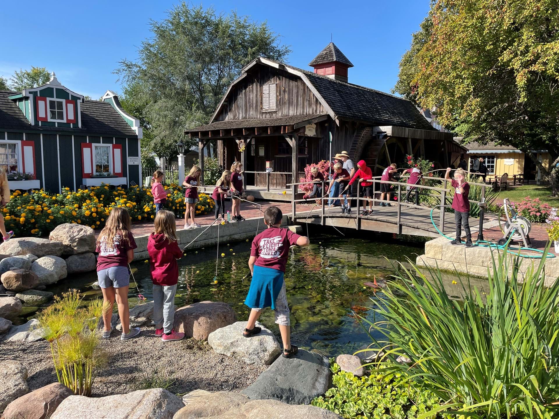 Games and other outdoor fun are part of the celebration.