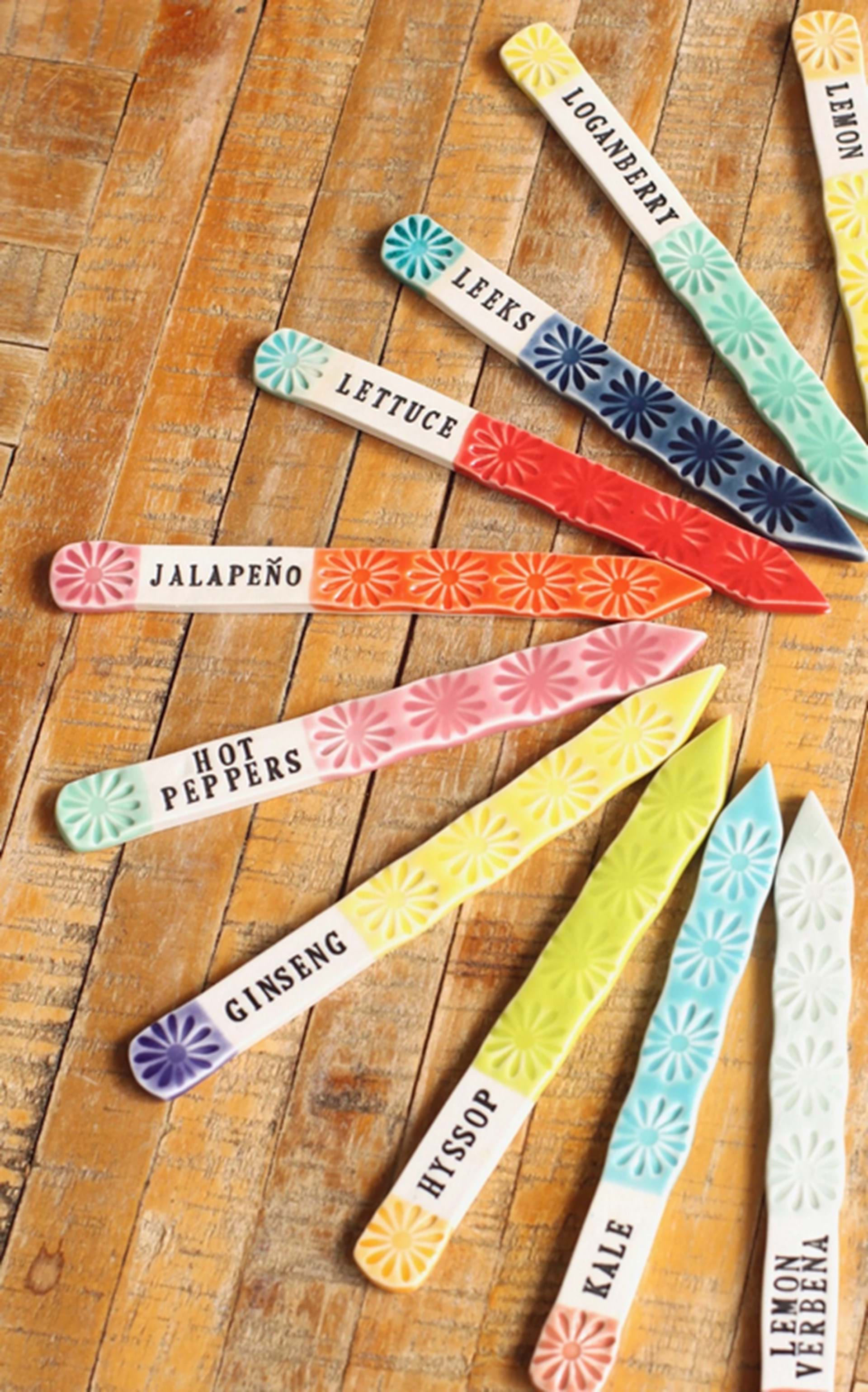Create Clay Garden Stakes
