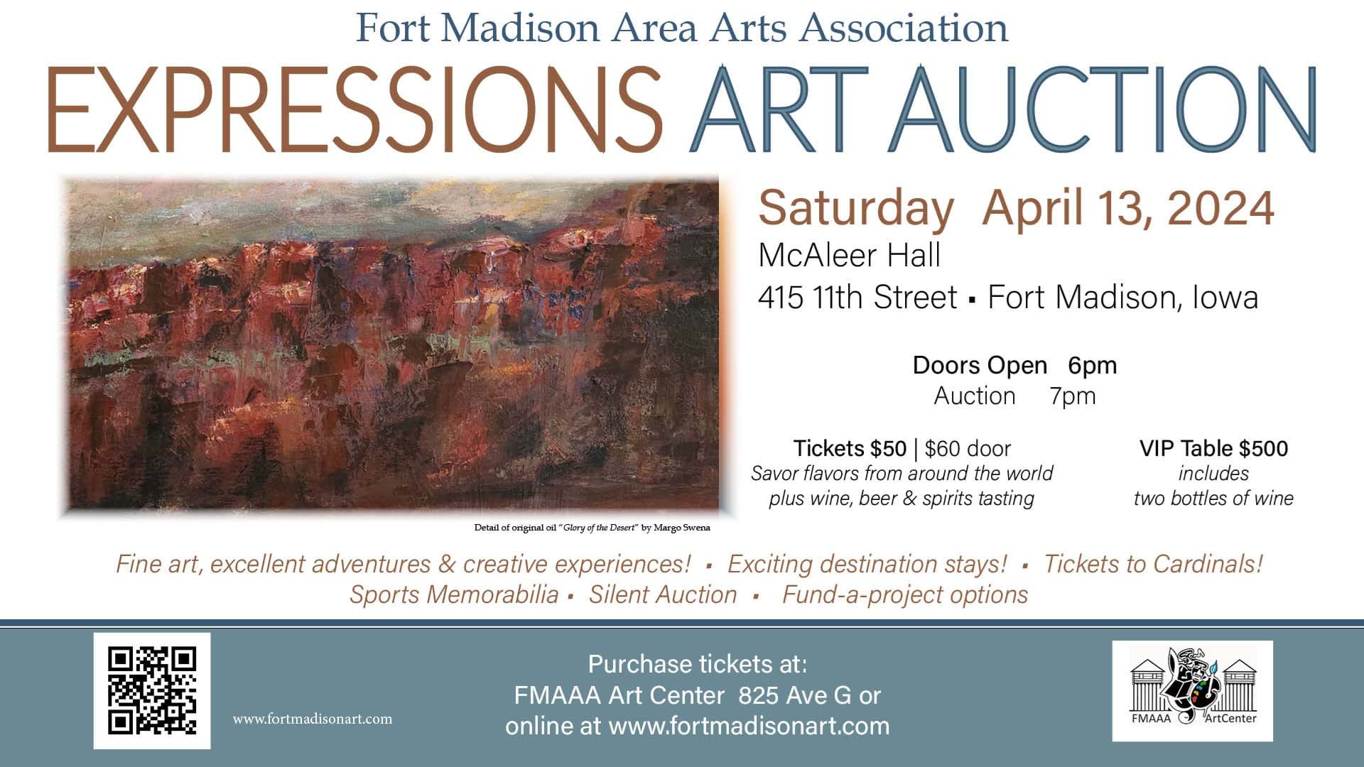 Expressions Art Auction - April 13, 2024