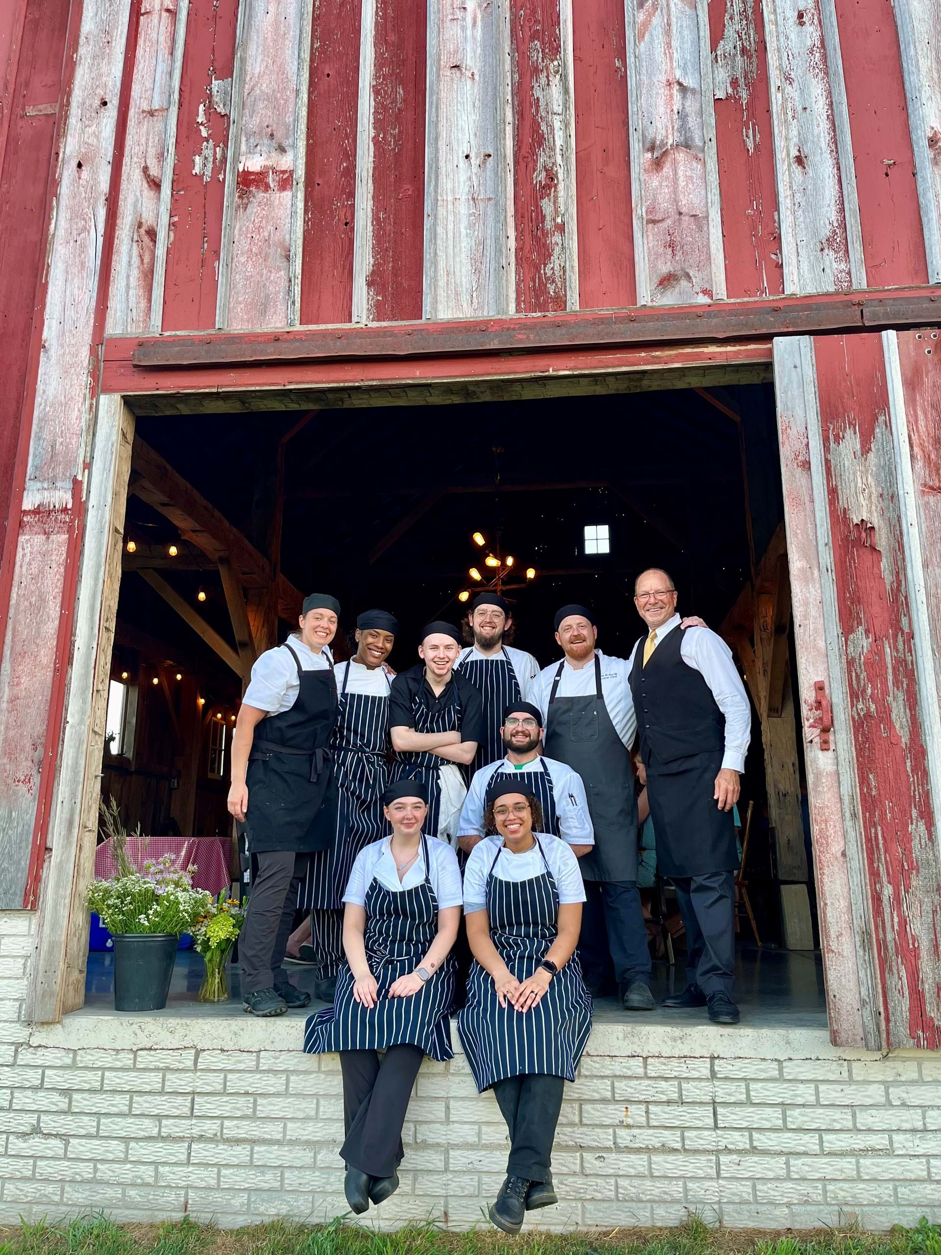 Chef James Richards & Crew at Lone Oaks Farm
