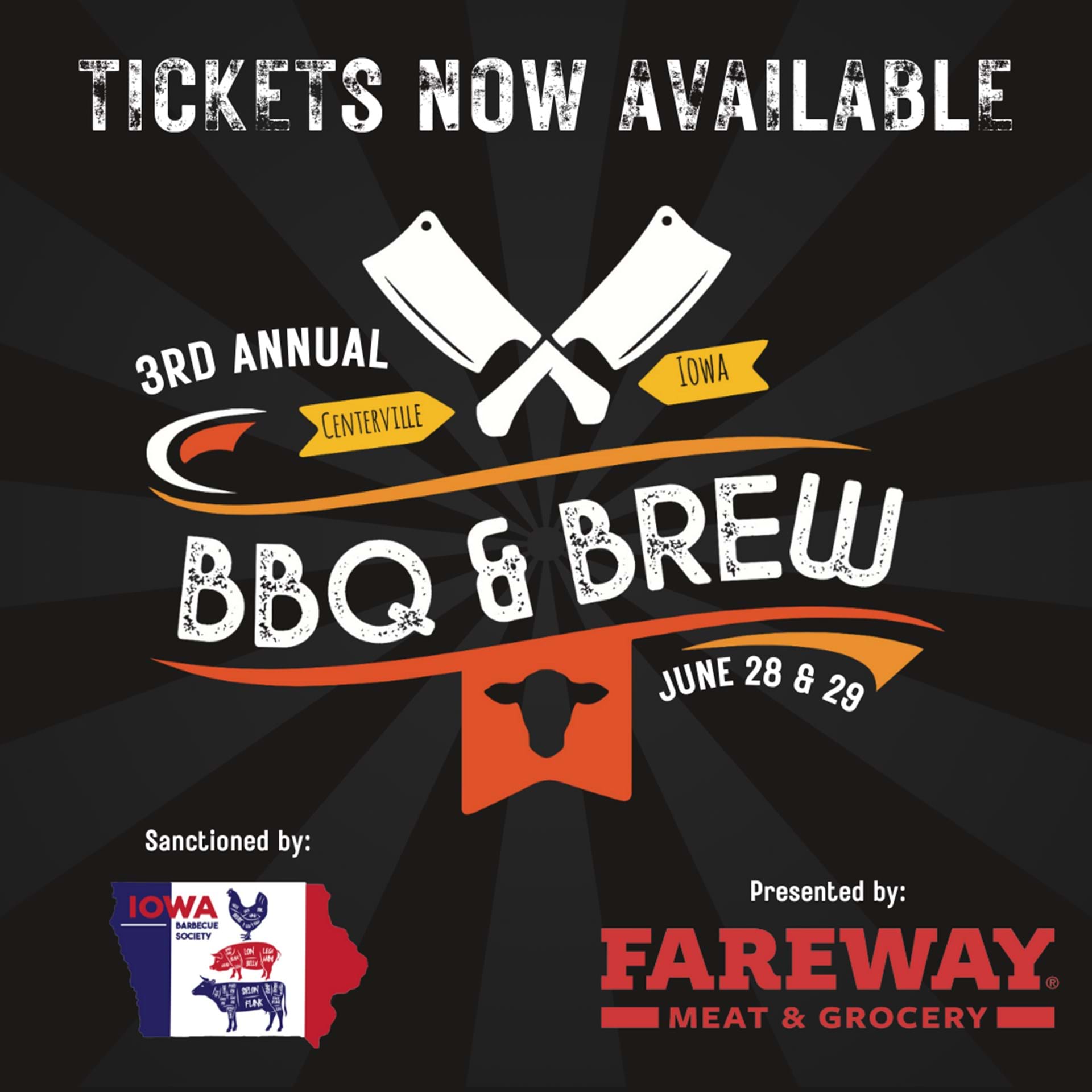 Tickets Now Available for the 3rd Annual BBQ & Brew