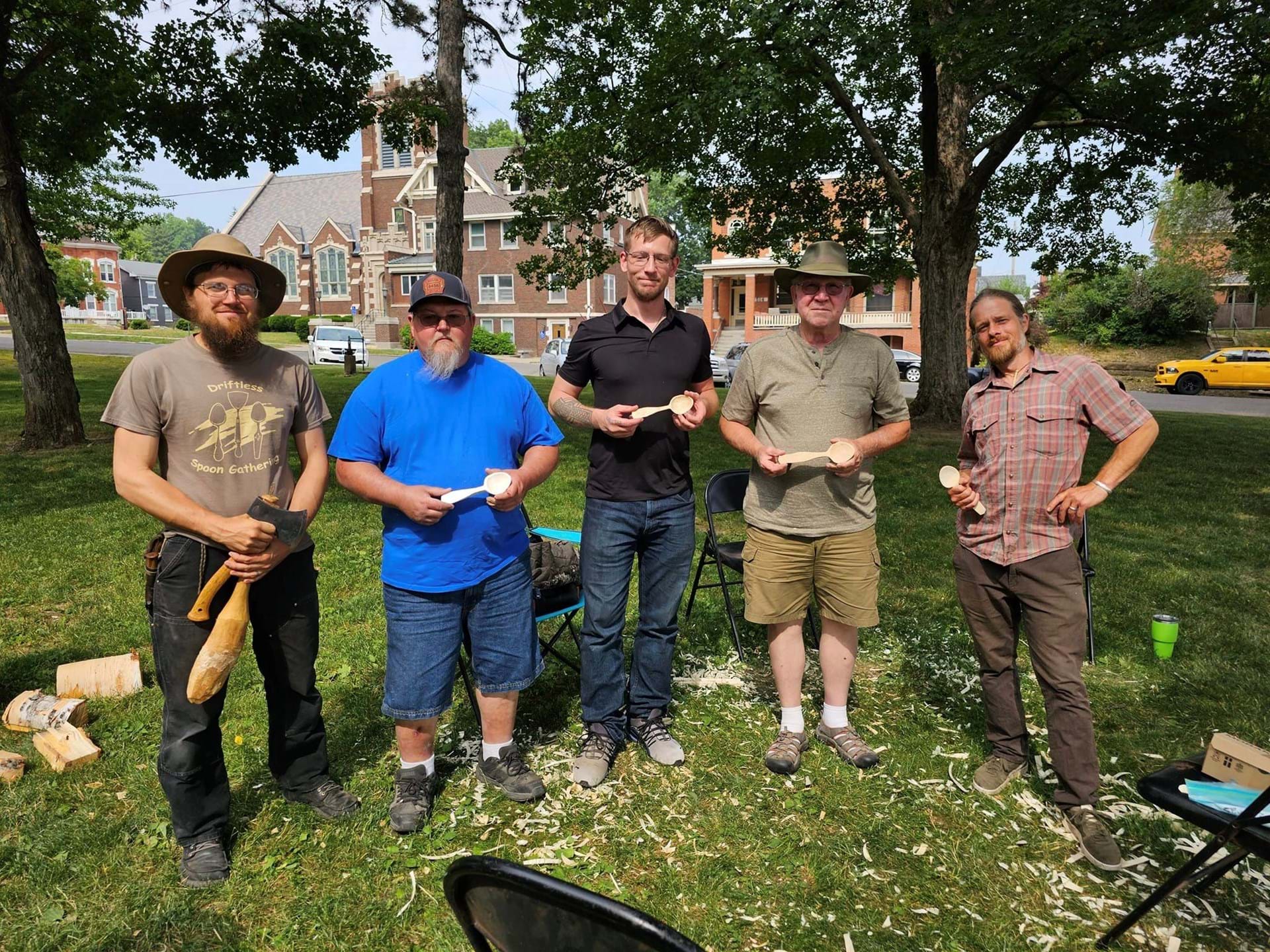 Carvers at the Southeastern Iowa Spoonfest