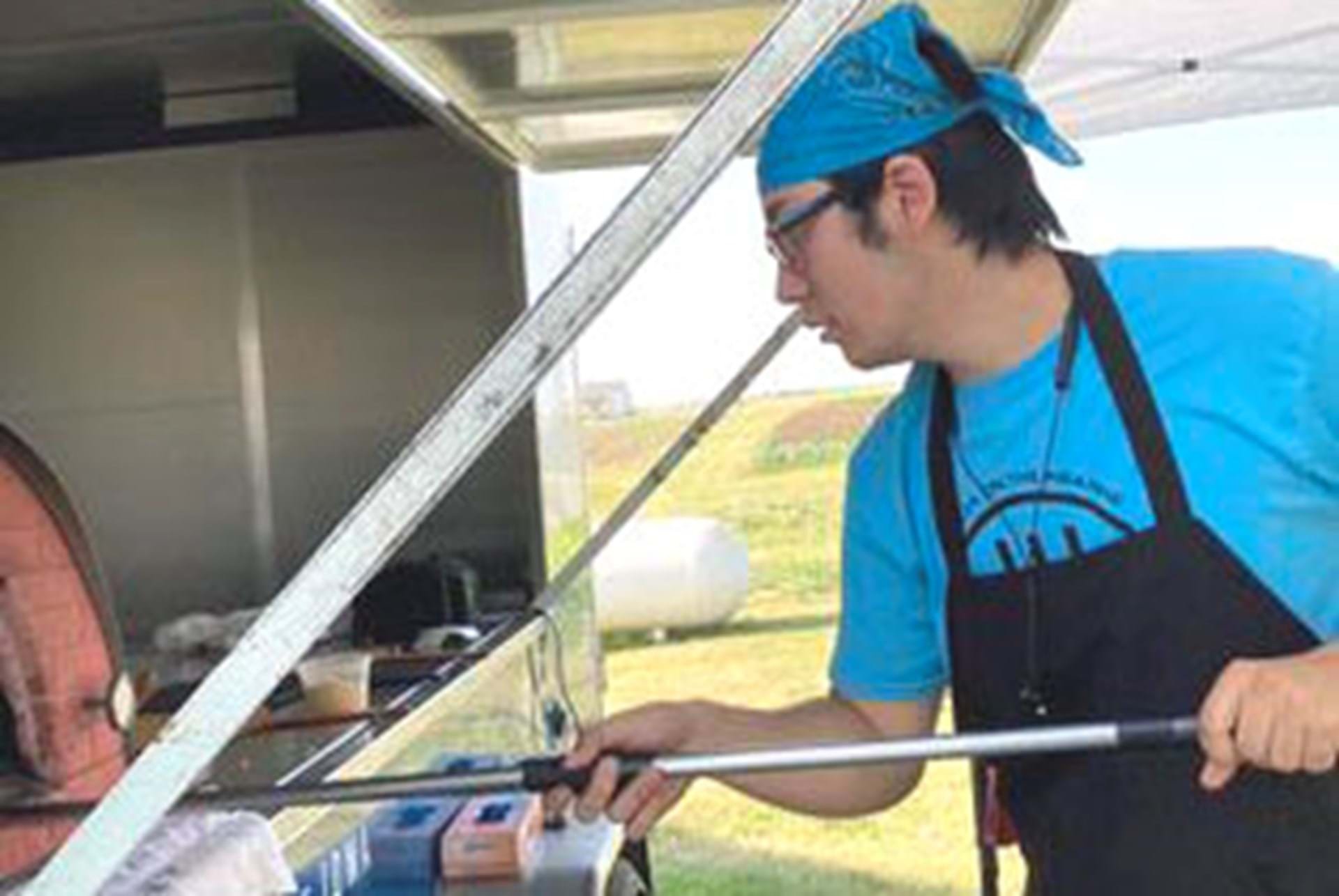 Watch our crew assemble and bake your pizza.