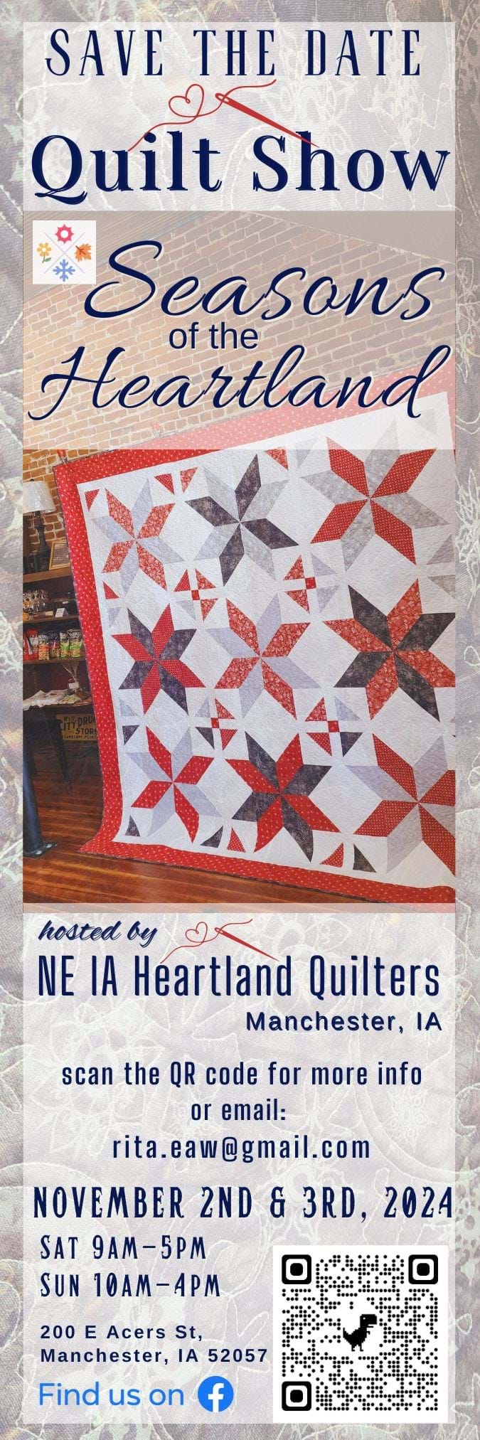Quilt Show Bookmark