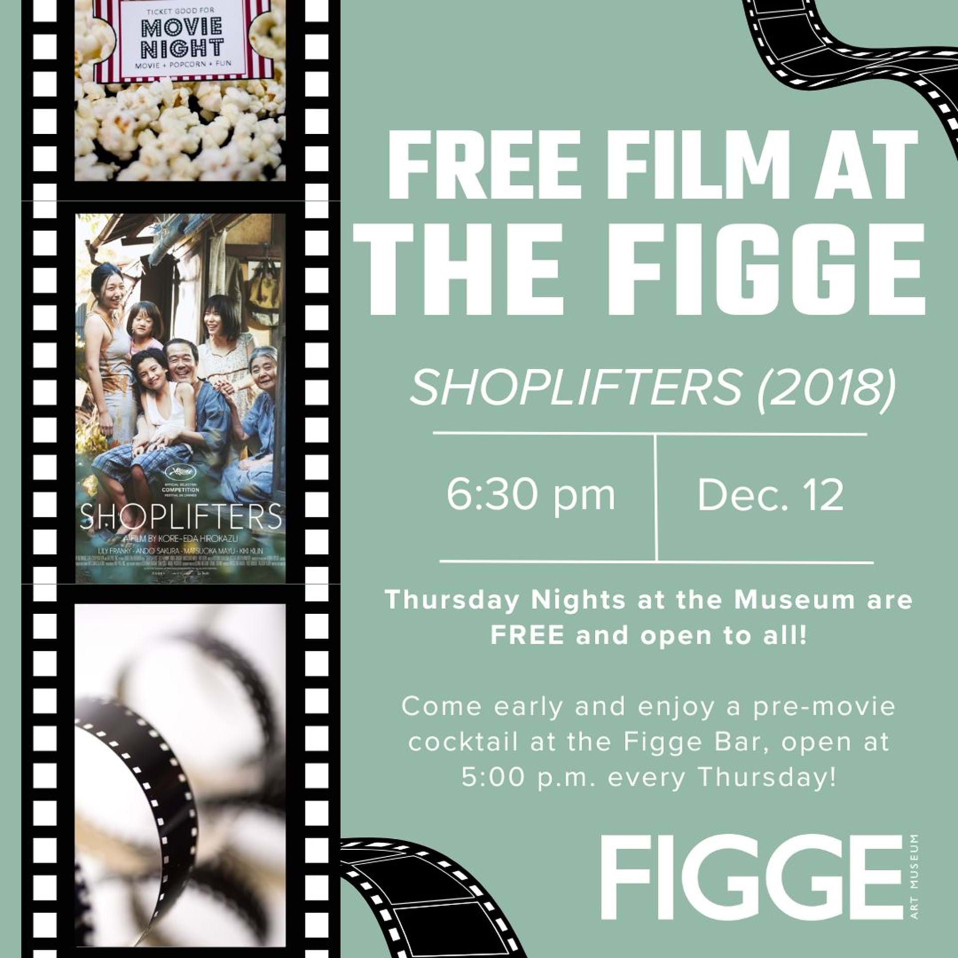 Free Film at the Figge: Shoplifters (2018)