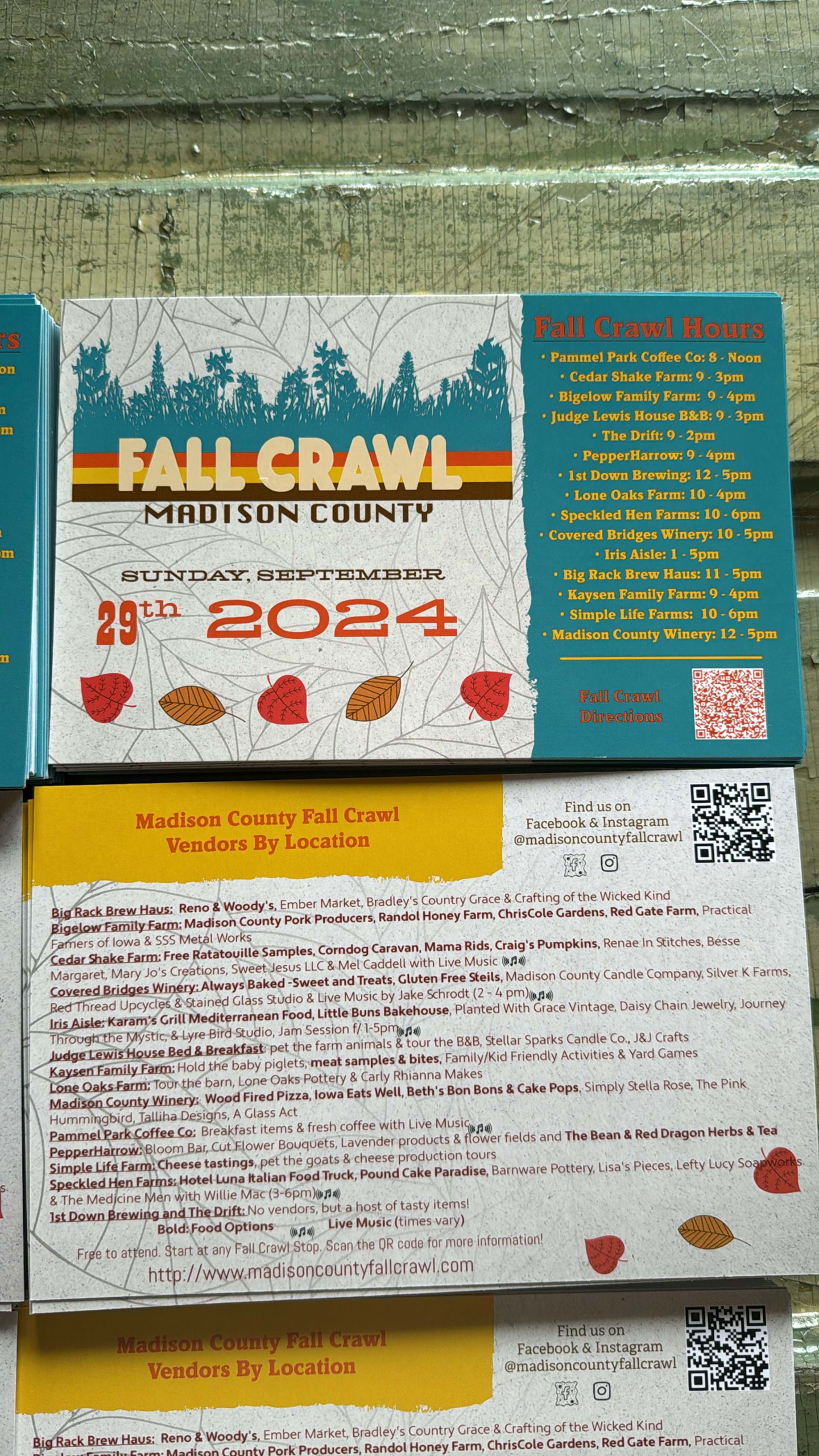 Fall Crawl Flyer