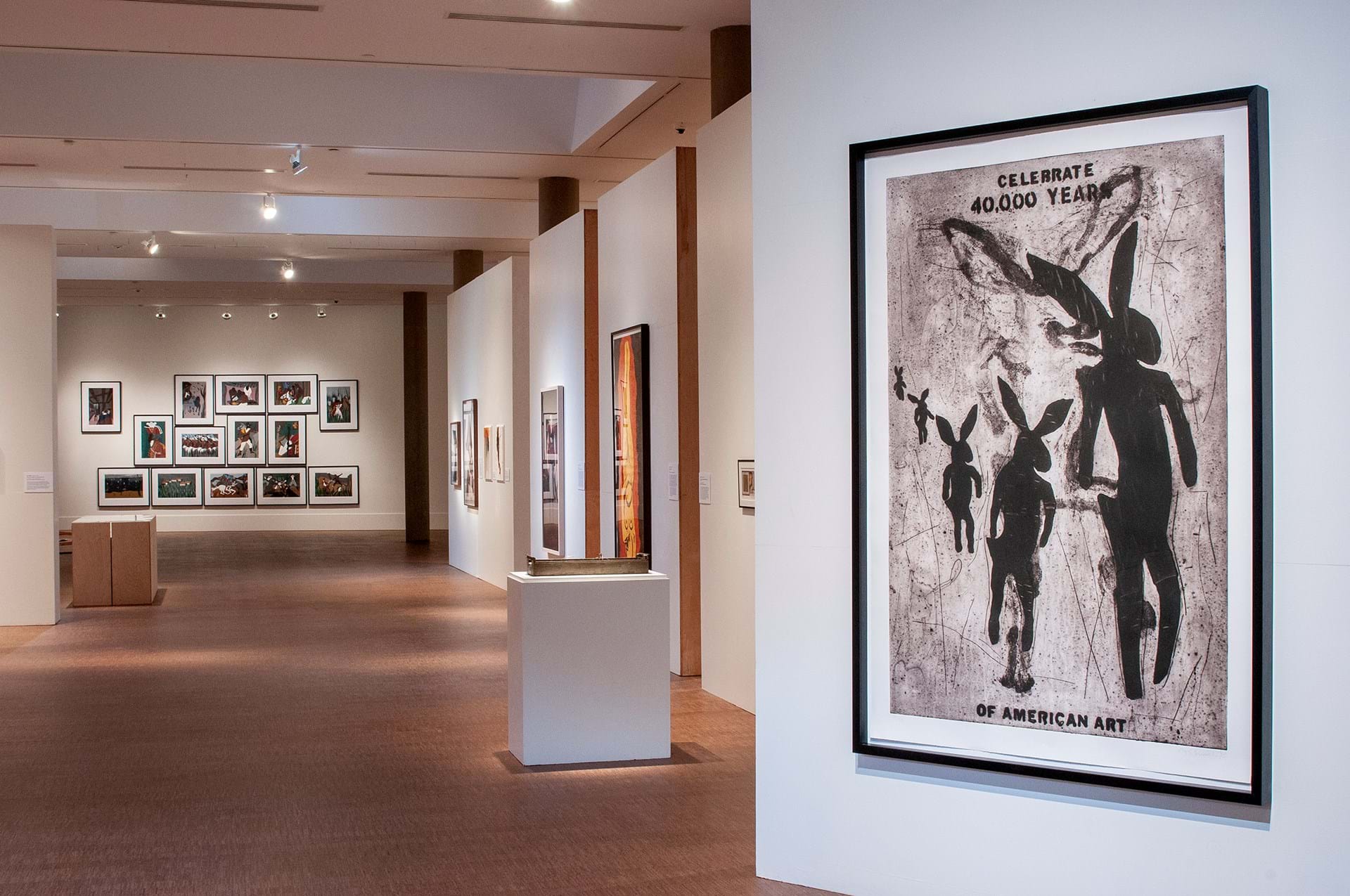 And Gladly Teach exhibition installation view