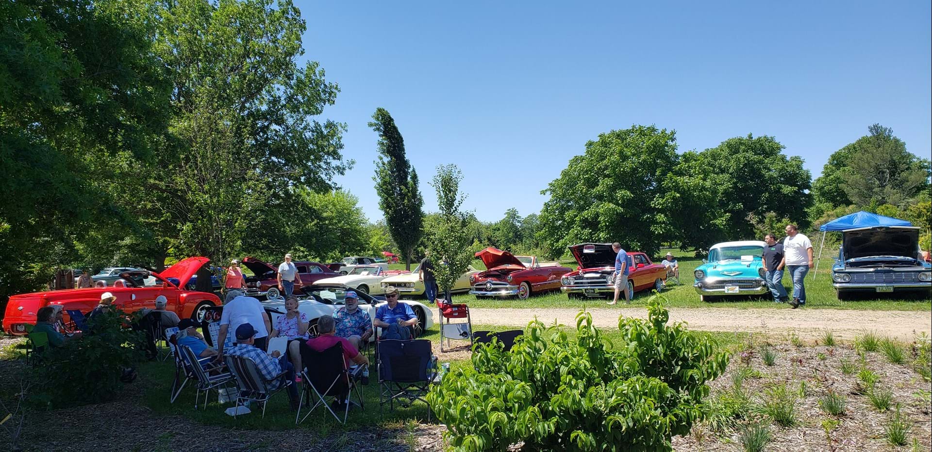 Car Show at the Iowa Arboretum