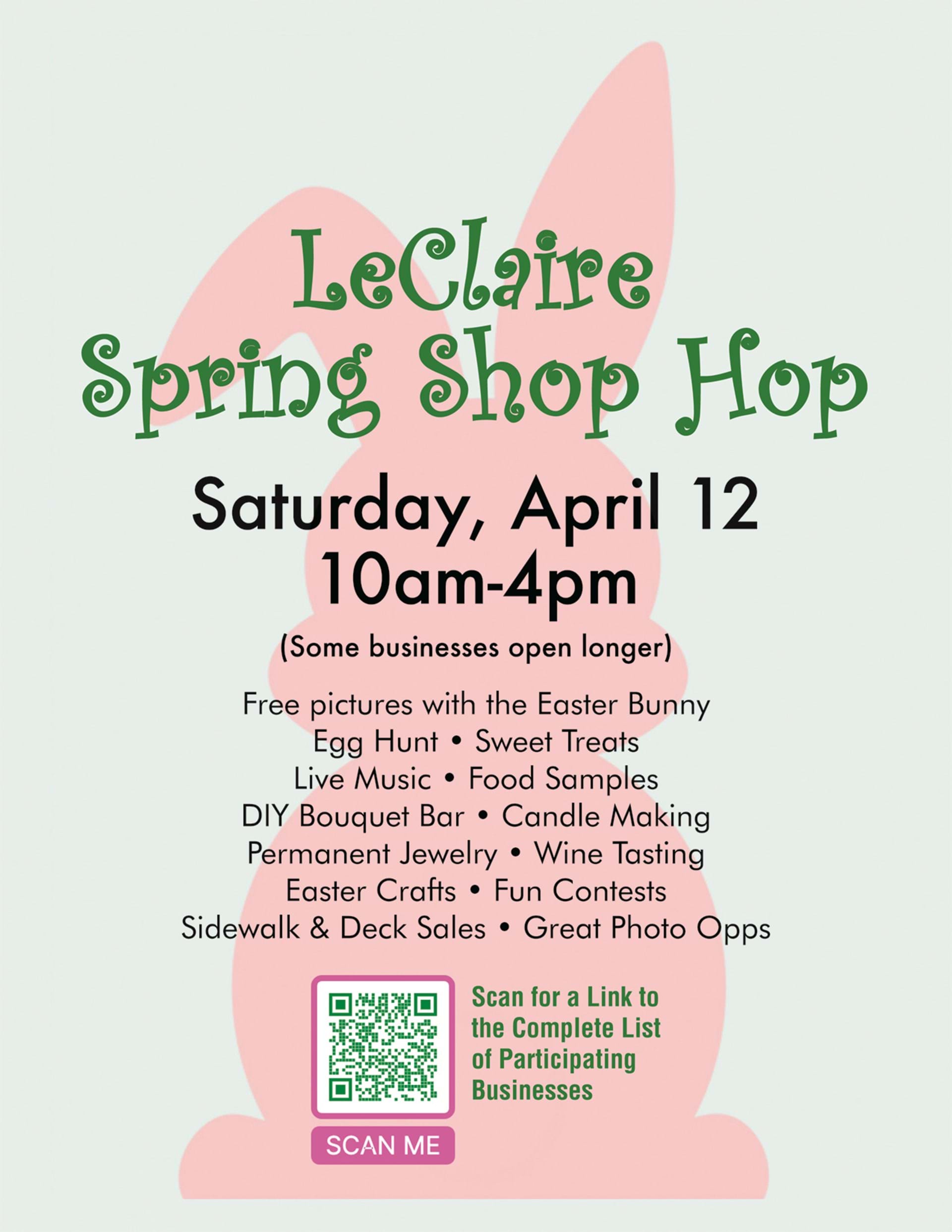 LeClaire Spring Shop Hop 2025