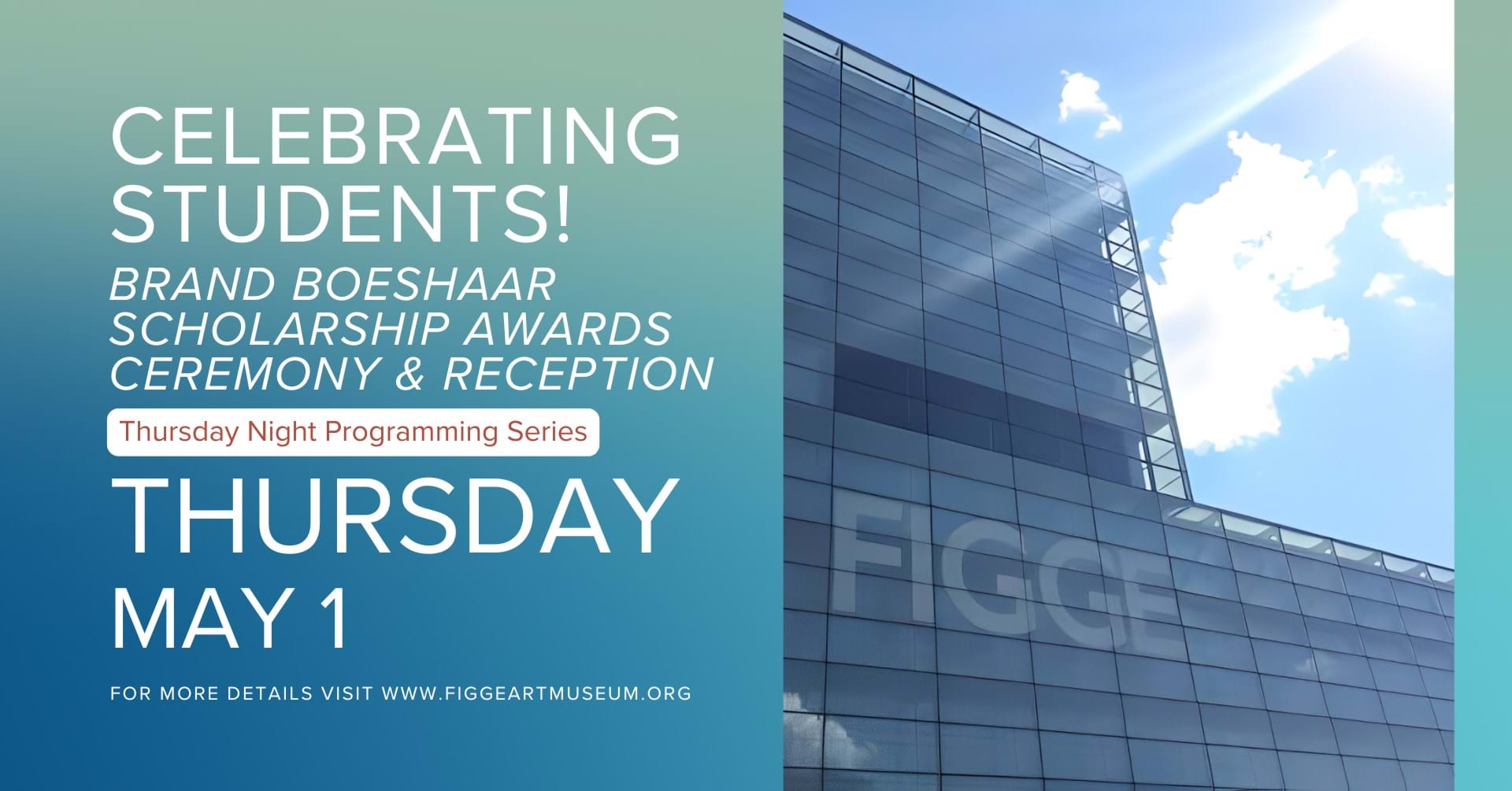 Celebrating Students! Brand Boeshaar Scholarship Awards Ceremony & Reception