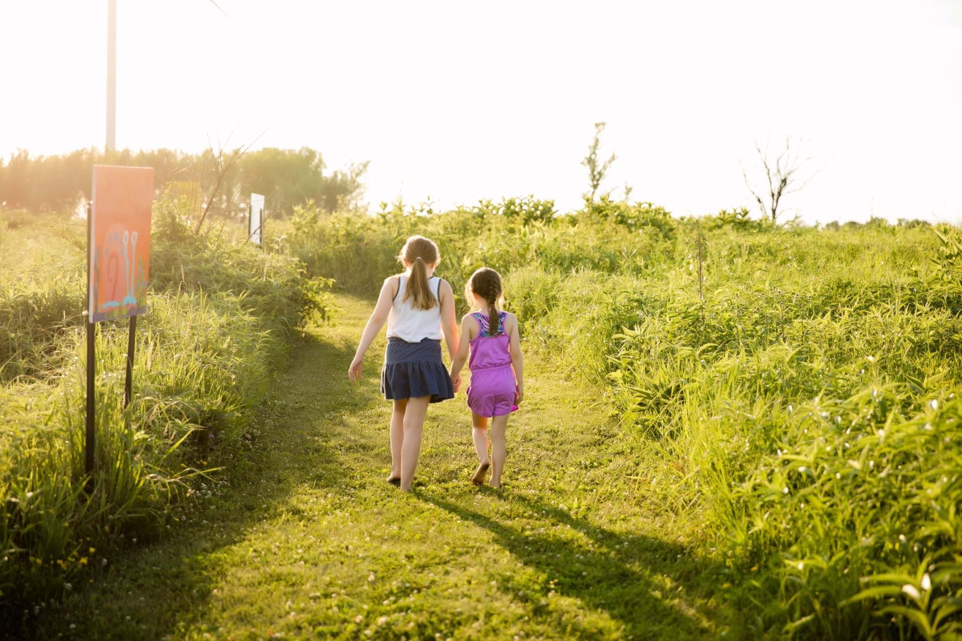 Walk the prairie path