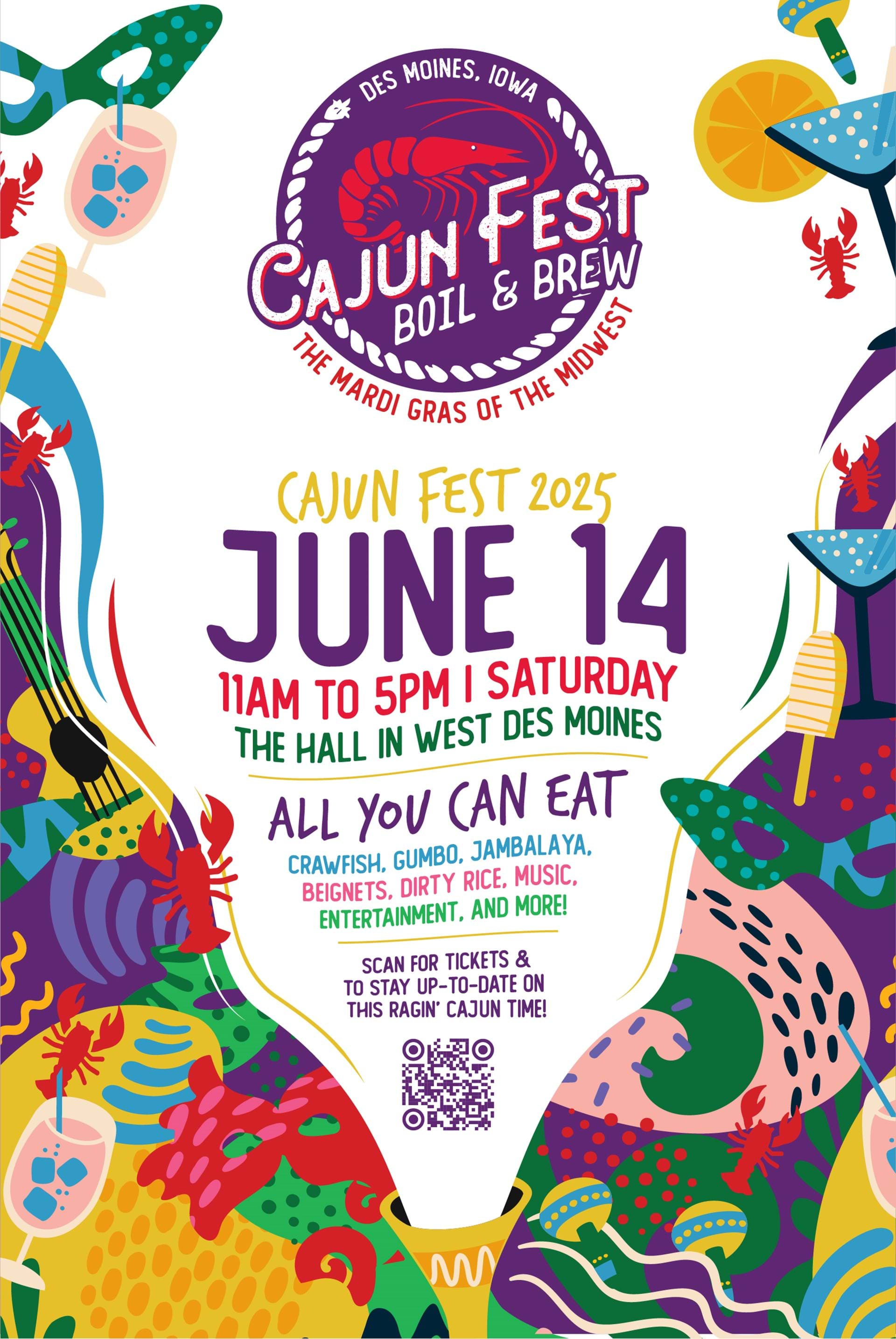 Cajun Fest 2025 Flyer