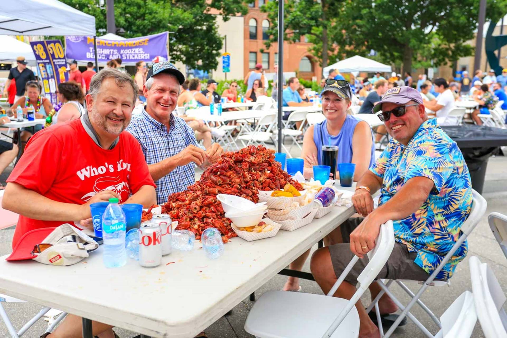 Attendees at Cajun Fest 2024