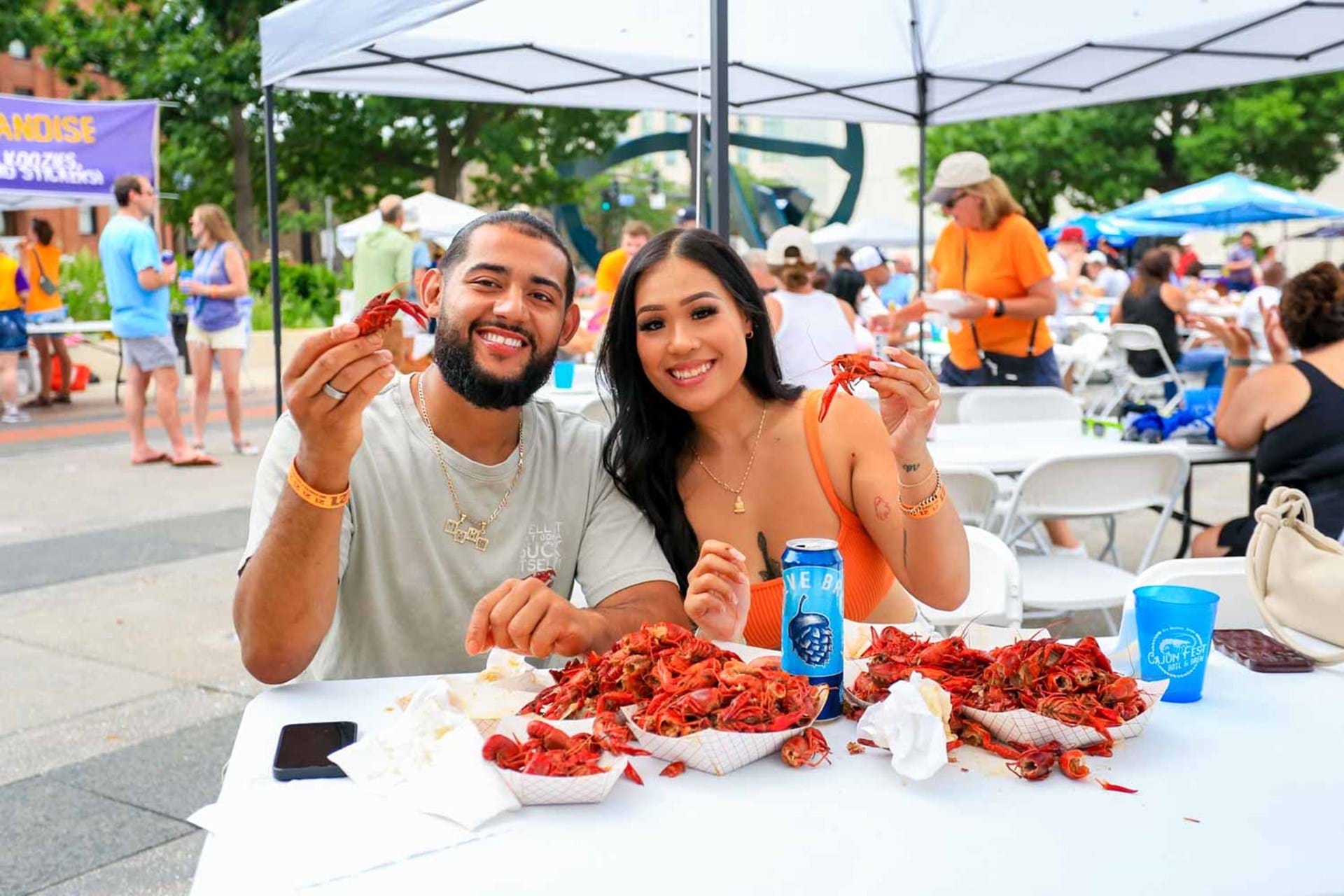 Attendees at Cajun Fest 2024