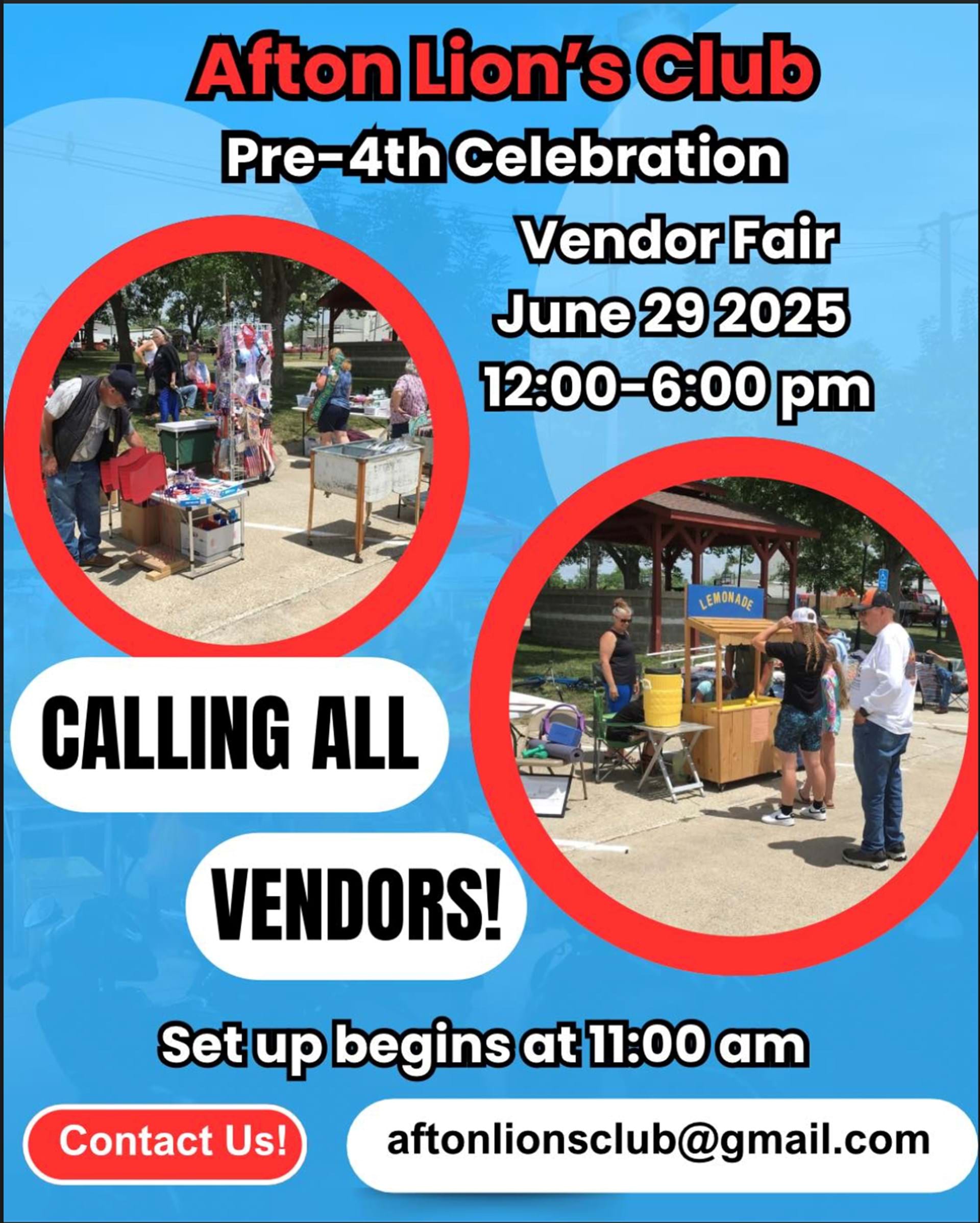 Pre-Fourth Vendor Fair