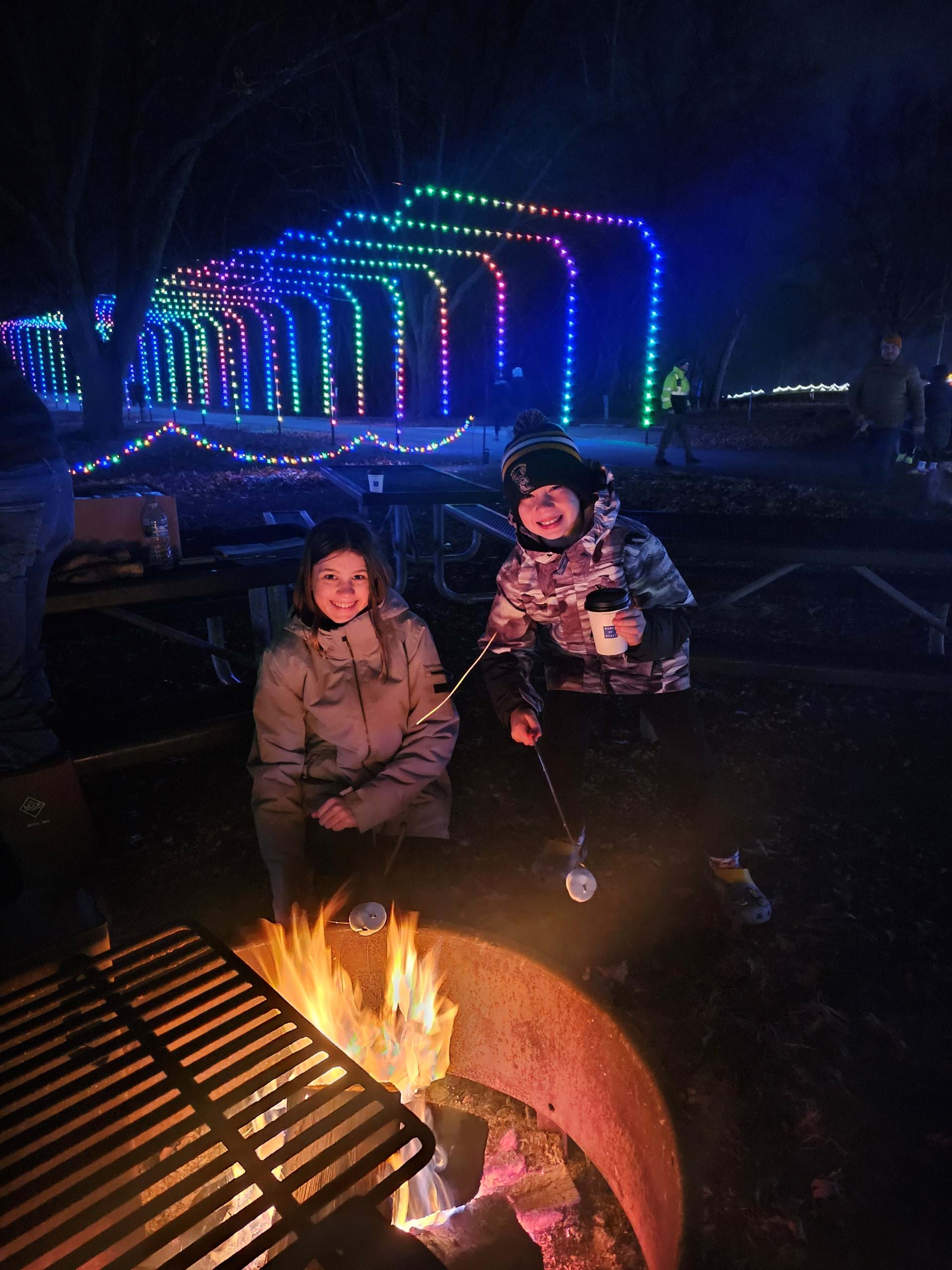 Our guests always want "s'more" time at the lights!